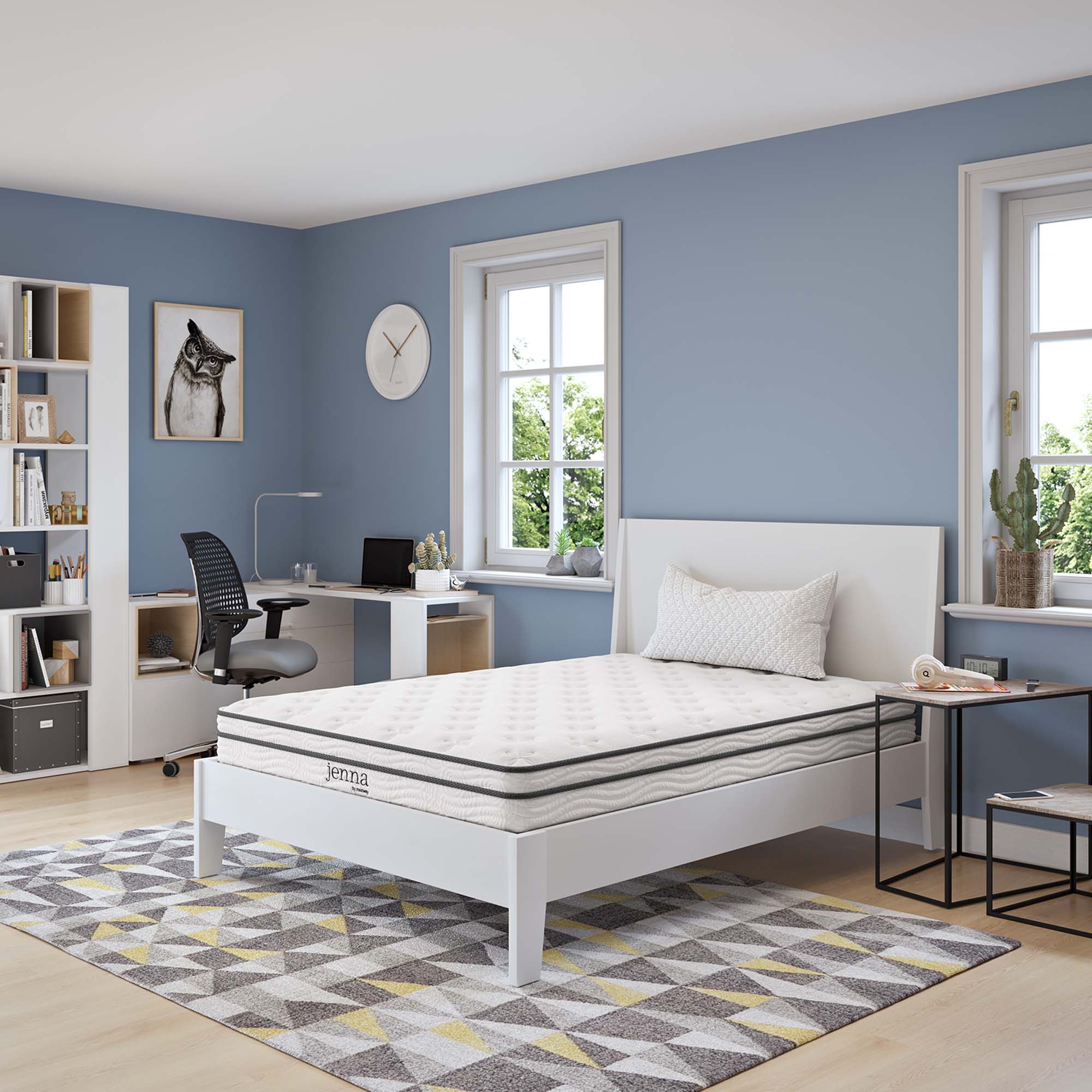 Modway Jenna 6" Innerspring and Foam Full Mattress
