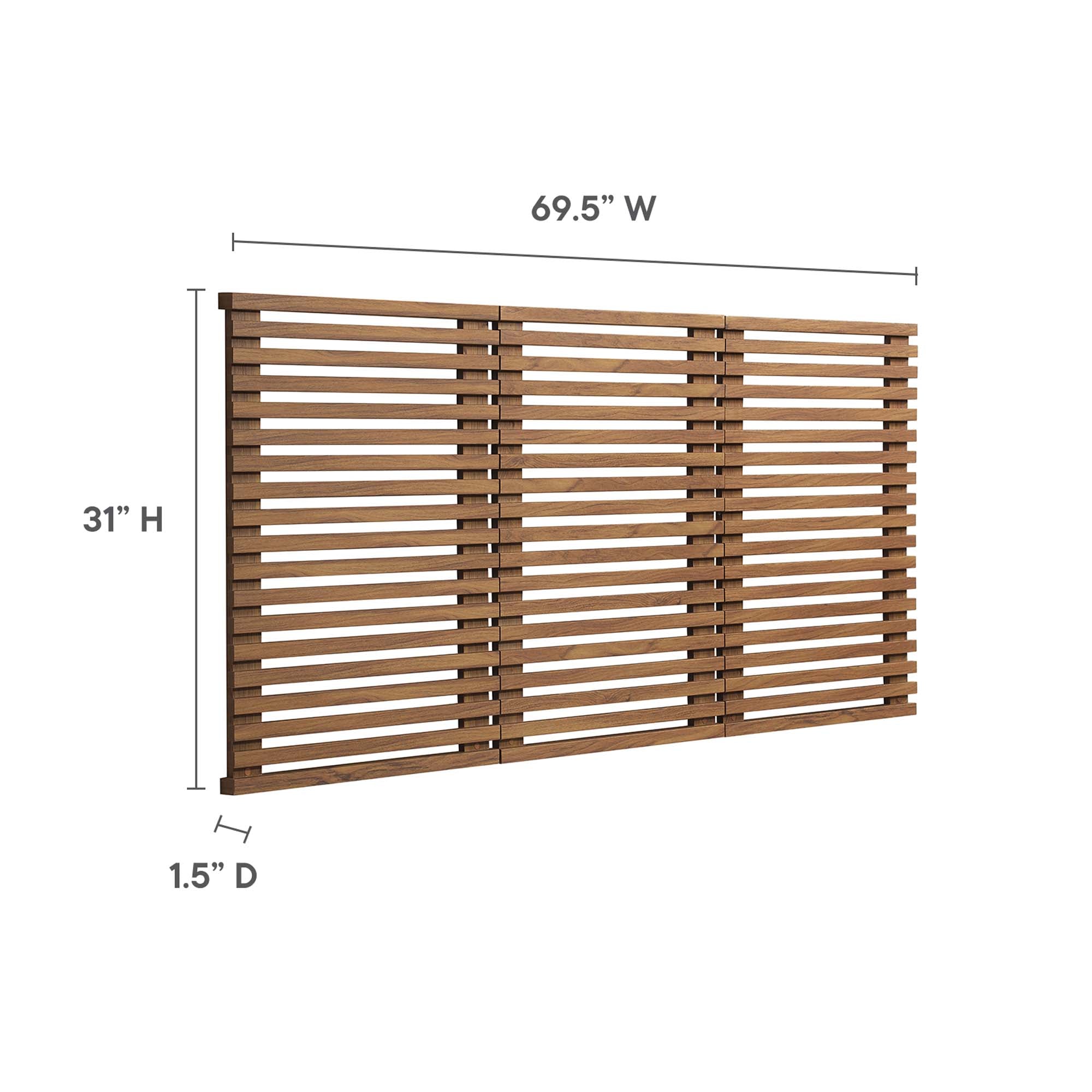 Modway Render Wall Mount Queen Headboard