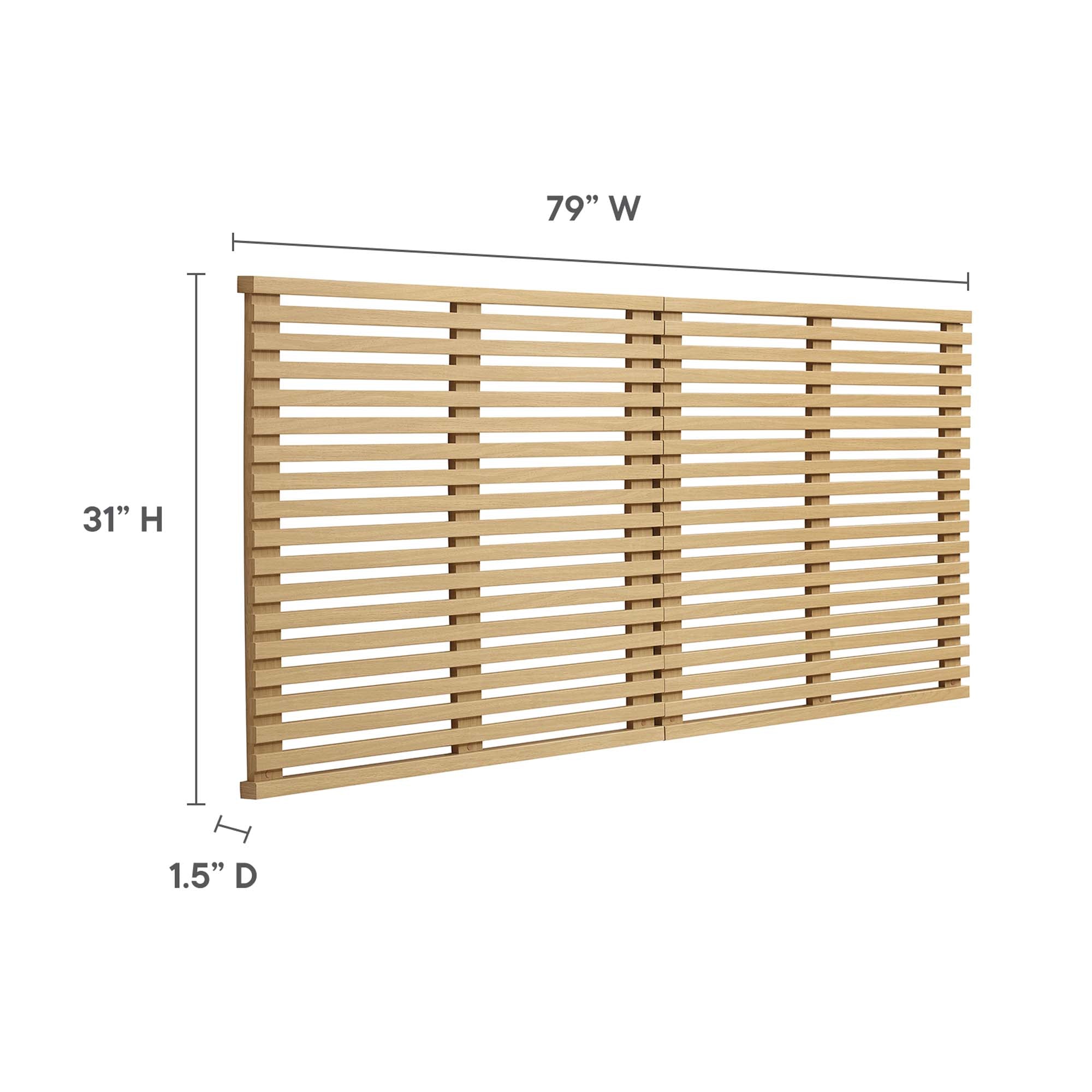 Modway Render Wall Mount King Headboard