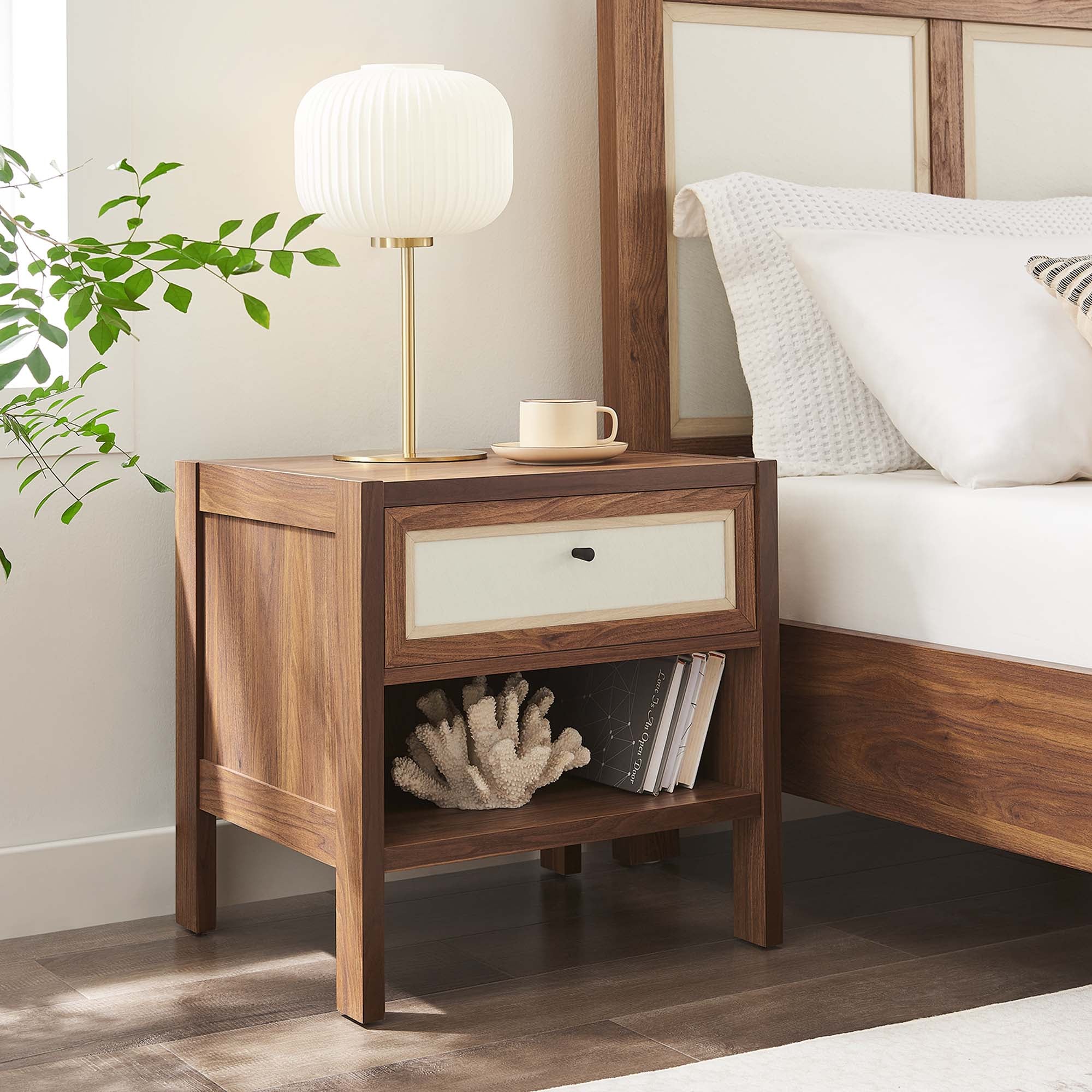 Modway Capri Wood Grain Nightstand
