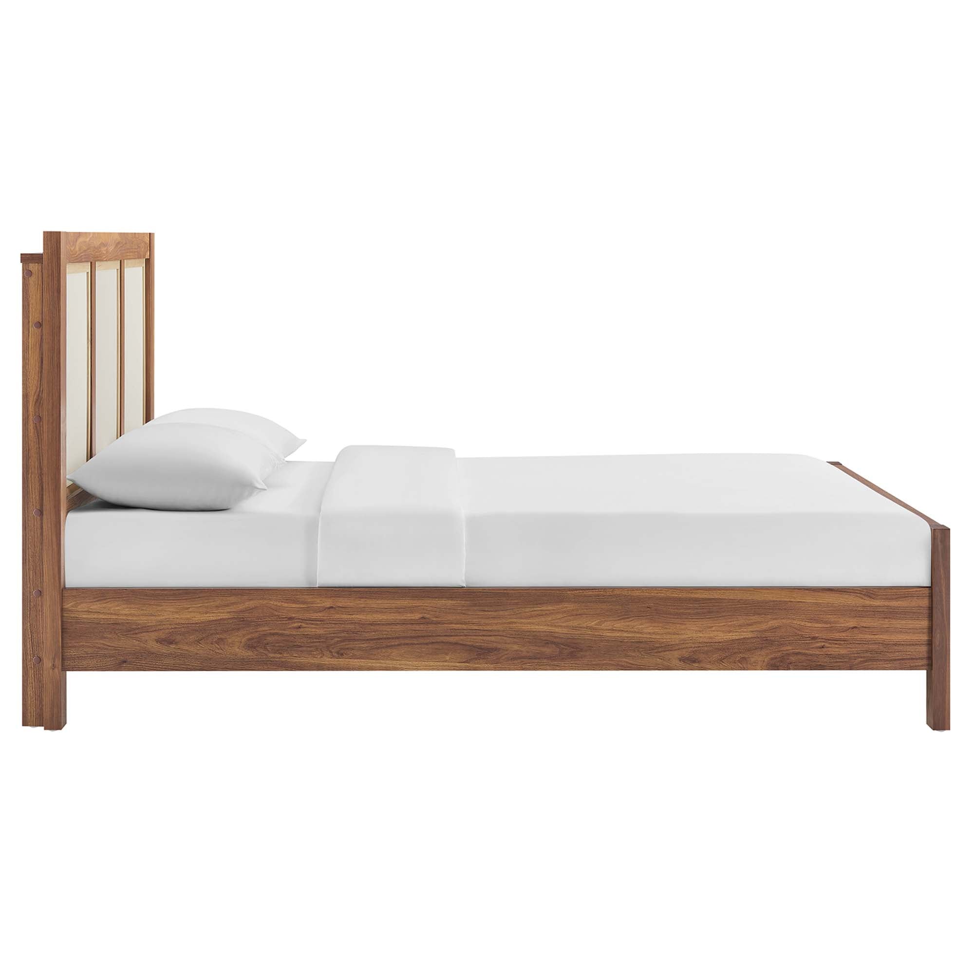Modway Capri Wood Grain Queen Platform Bed