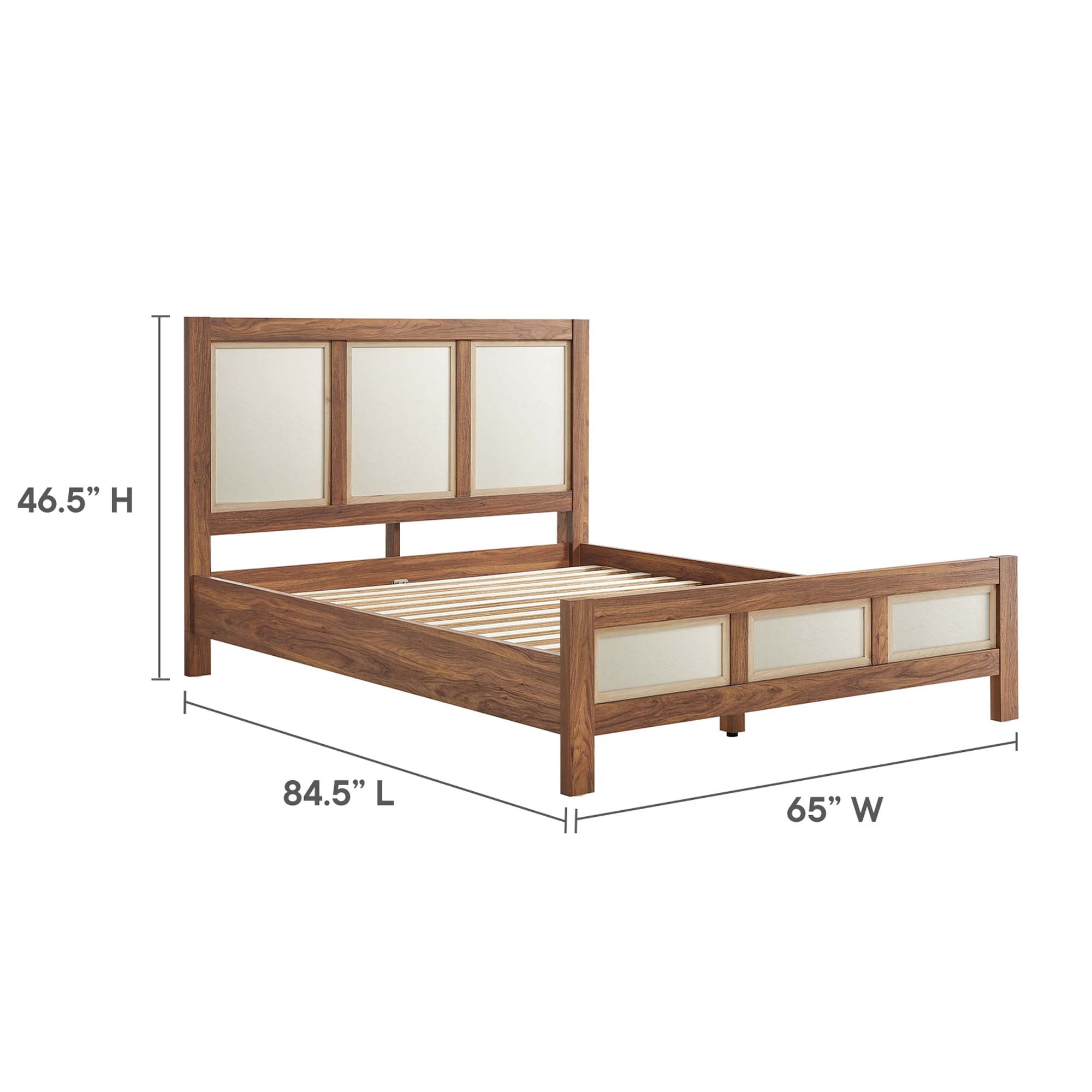 Modway Capri Wood Grain Queen Platform Bed
