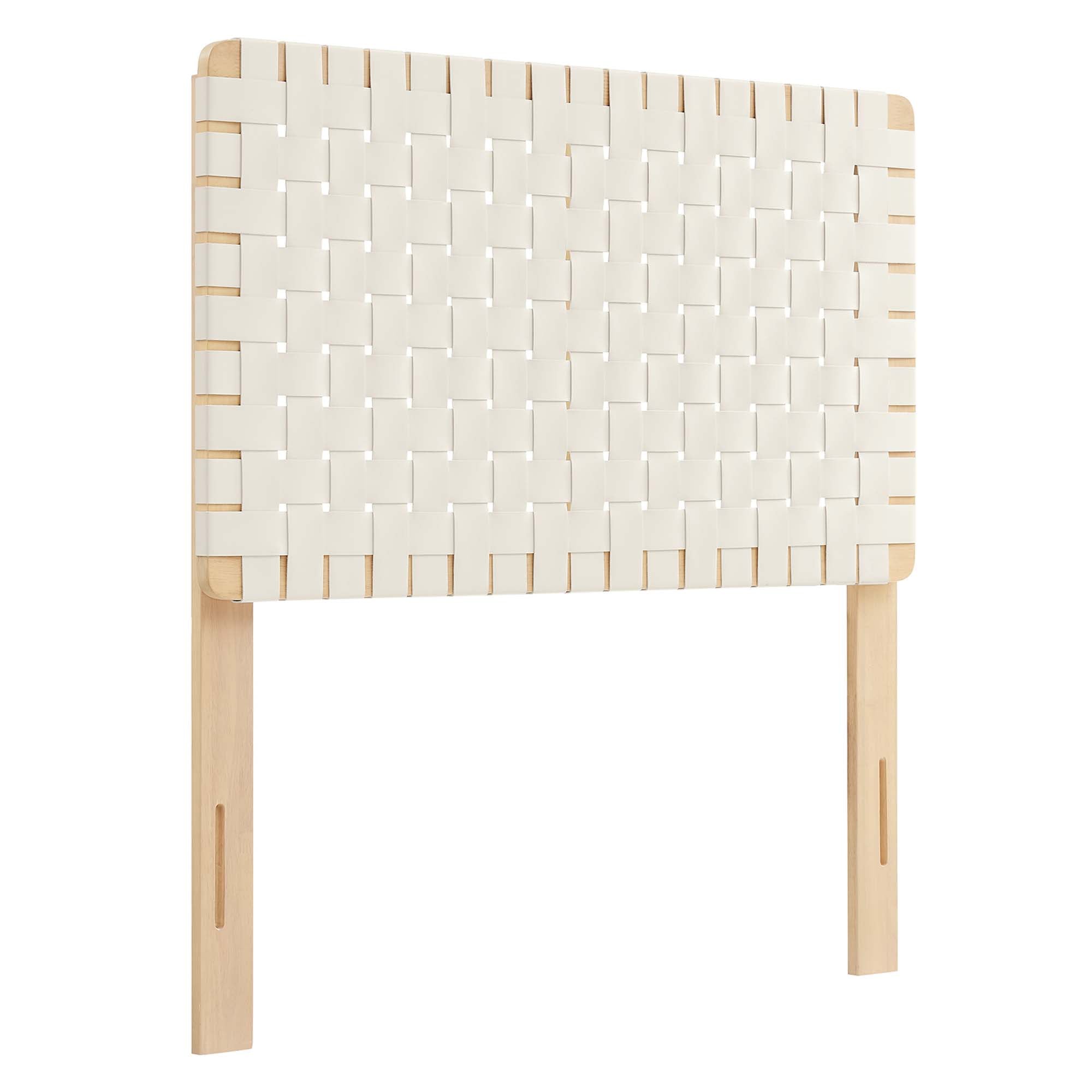 Modway Sparta Weave Vegan Leather Twin Headboard