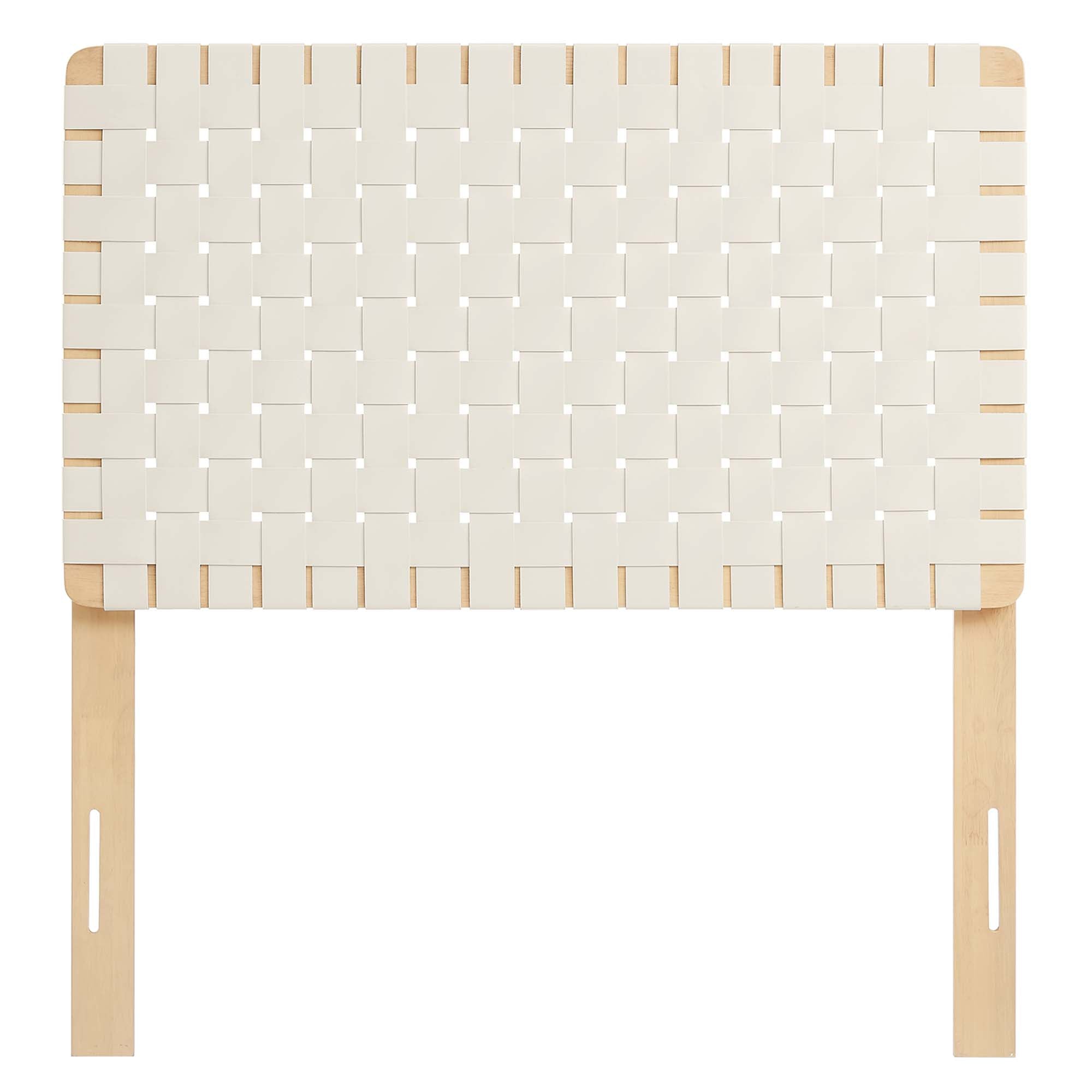 Modway Sparta Weave Vegan Leather Twin Headboard