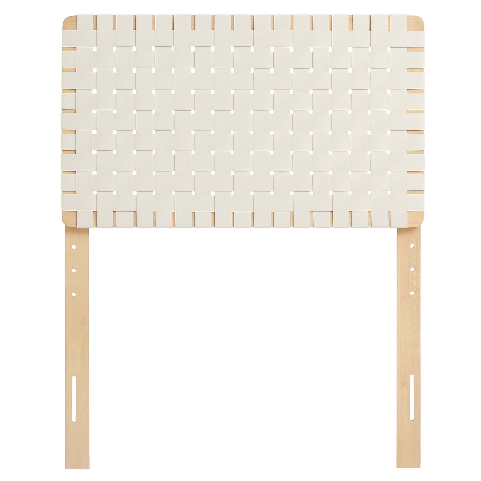 Modway Sparta Weave Vegan Leather Twin Headboard