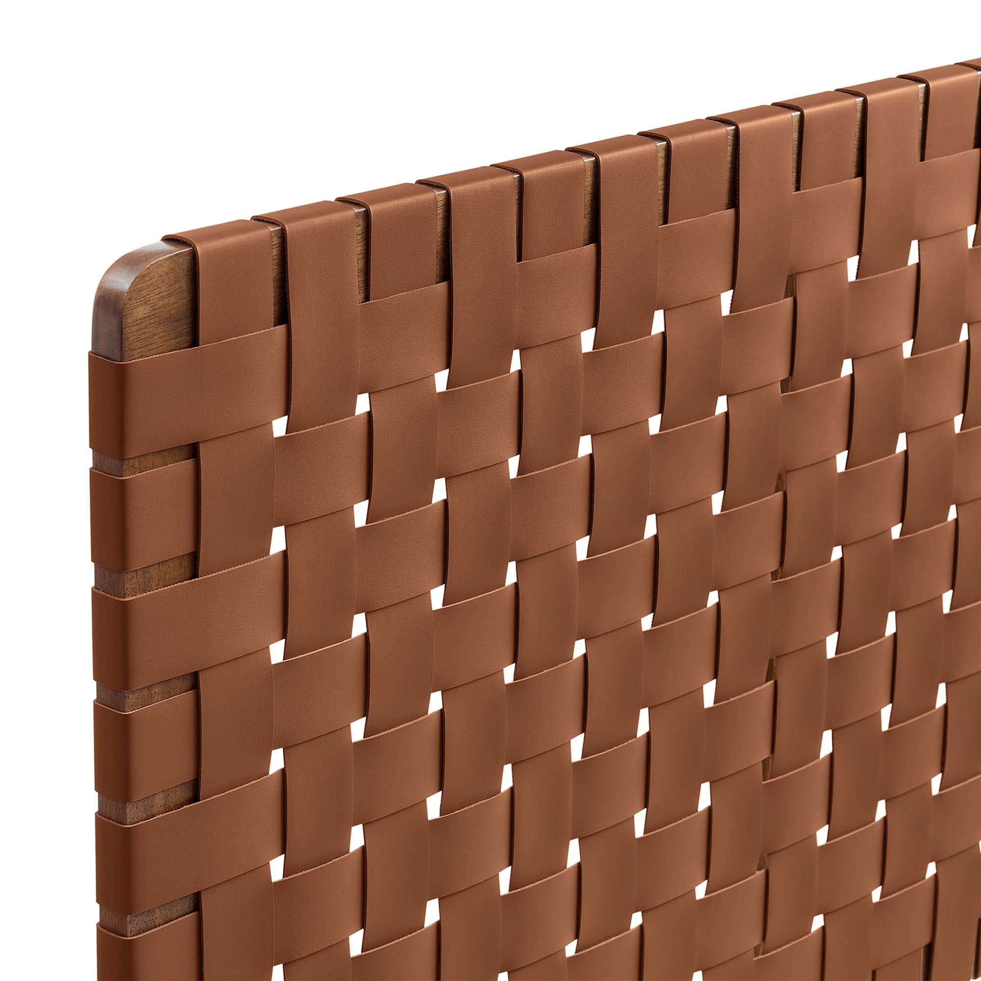 Modway Sparta Weave Vegan Leather Twin Headboard