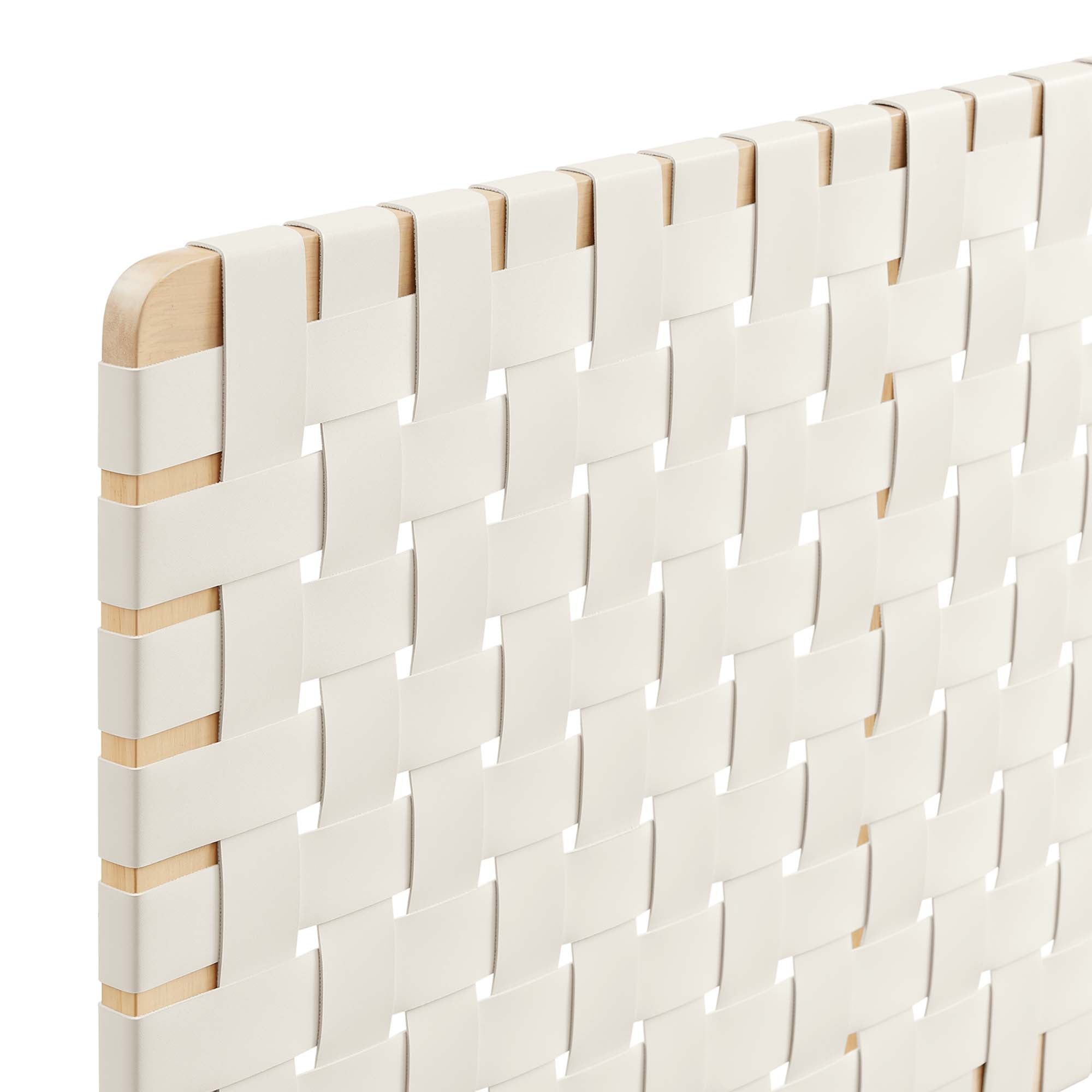 Modway Sparta Weave Vegan Leather Full Headboard
