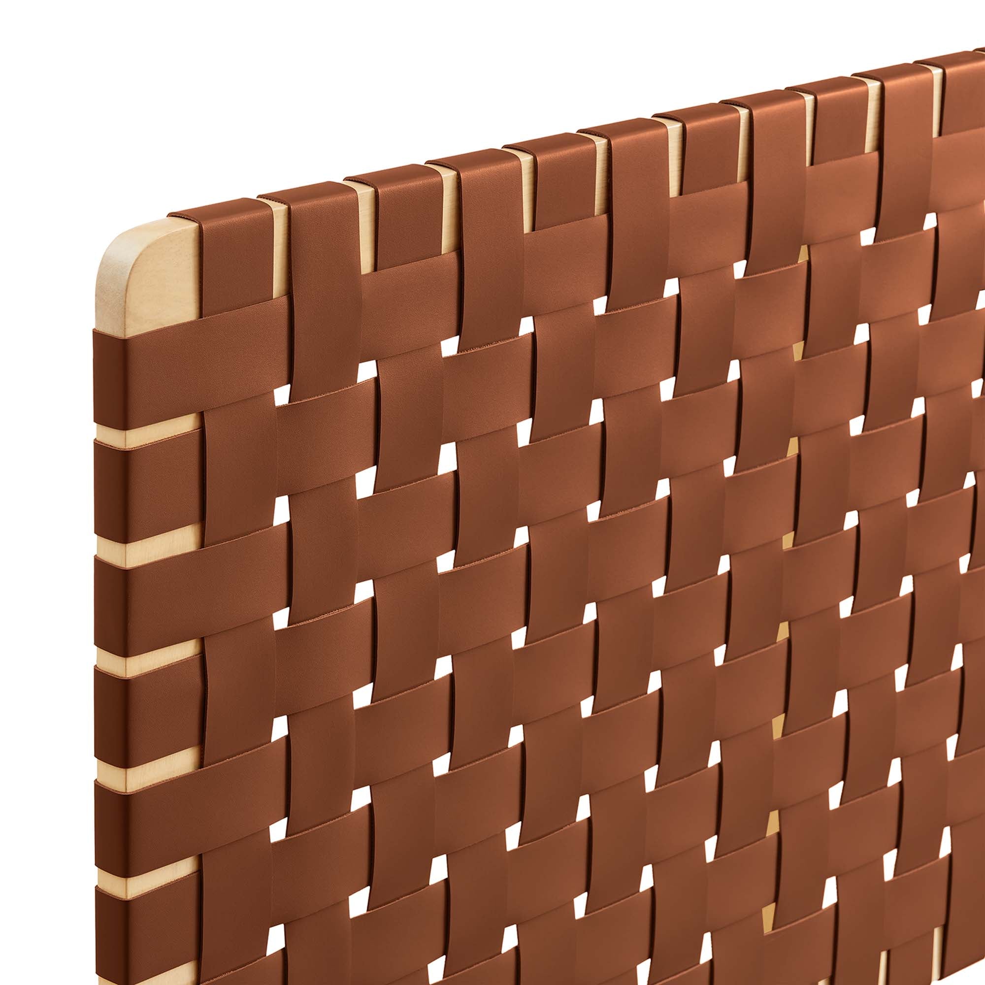 Modway Sparta Weave Vegan Leather Full Headboard