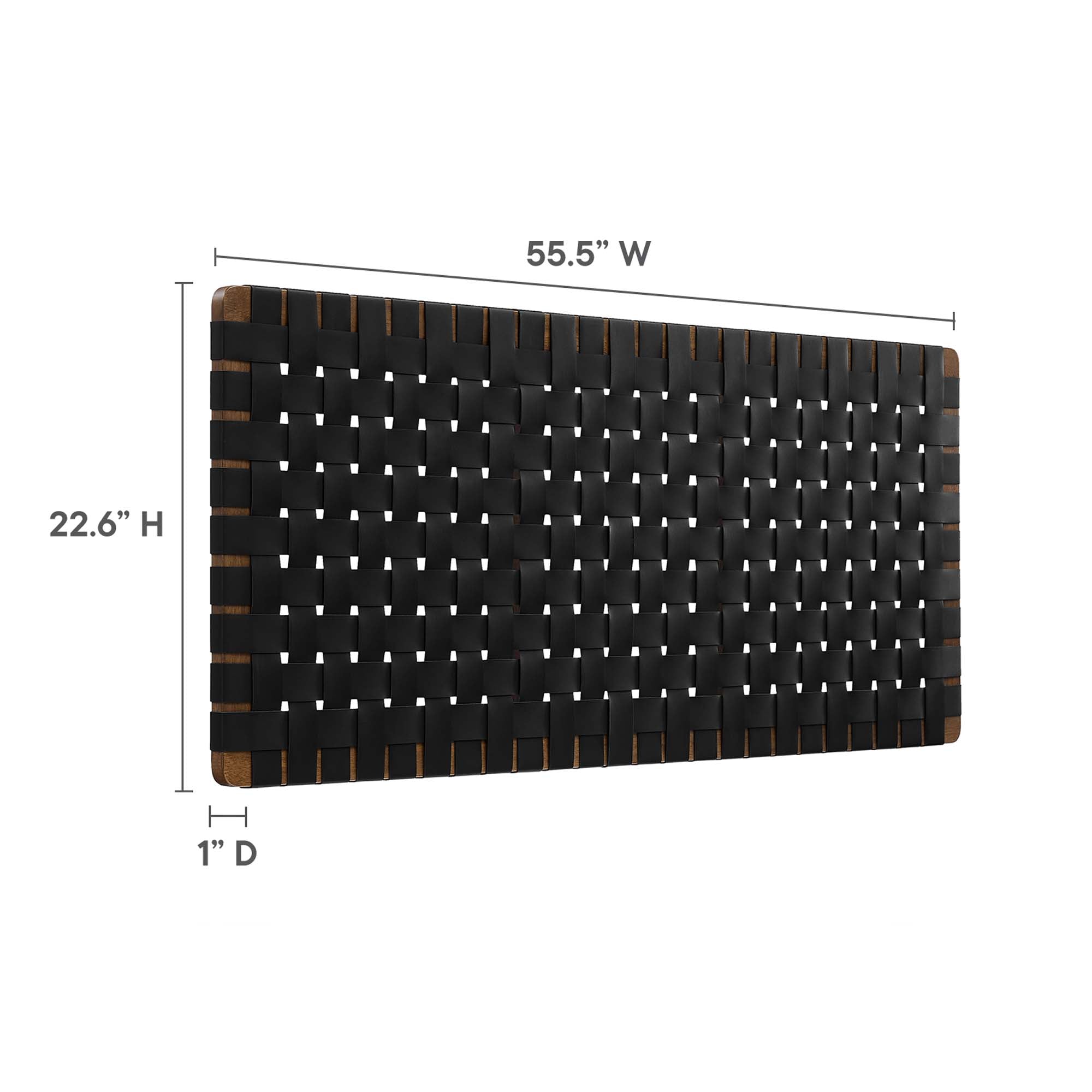 Modway Sparta Weave Vegan Leather Full Headboard