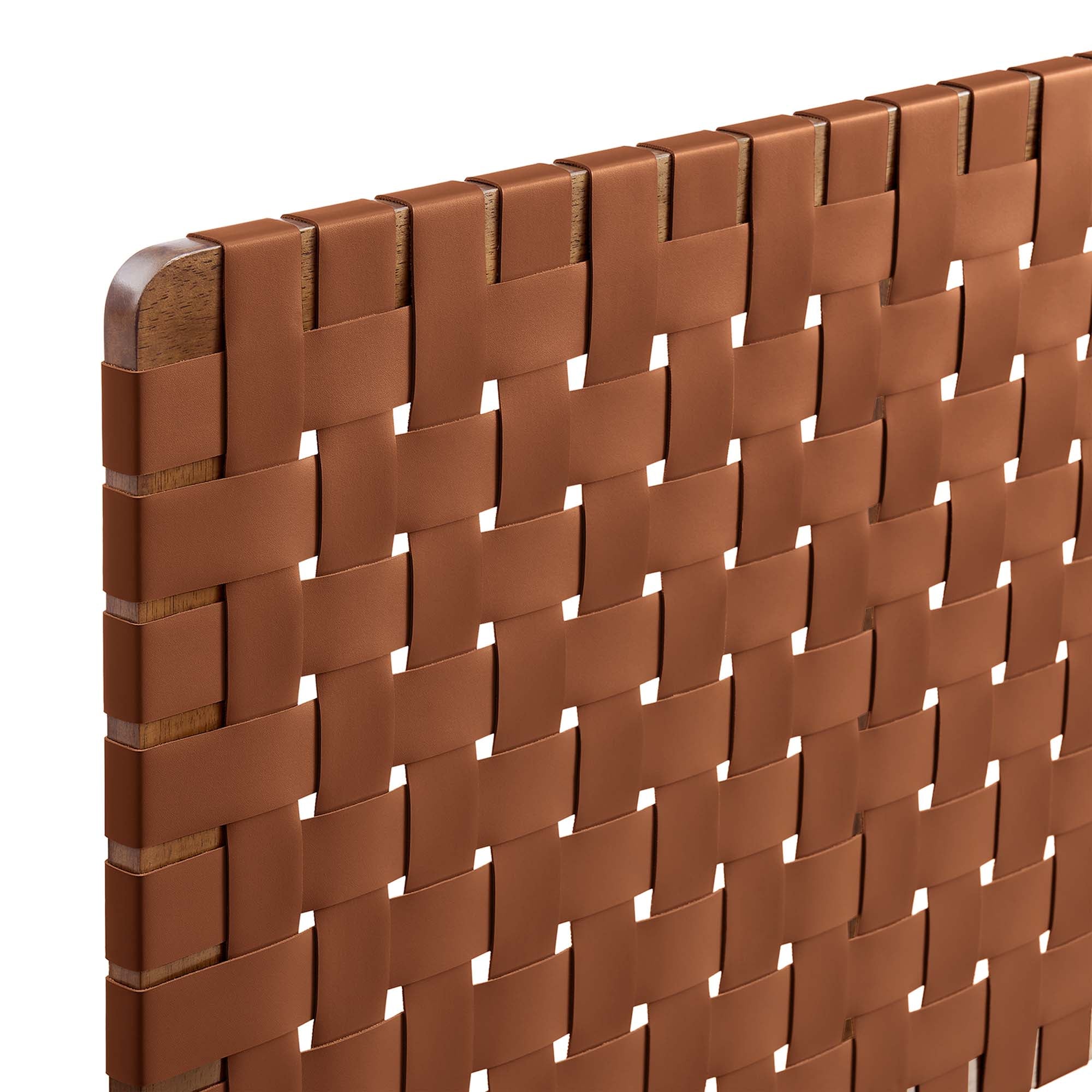 Modway Sparta Weave Vegan Leather Full Headboard