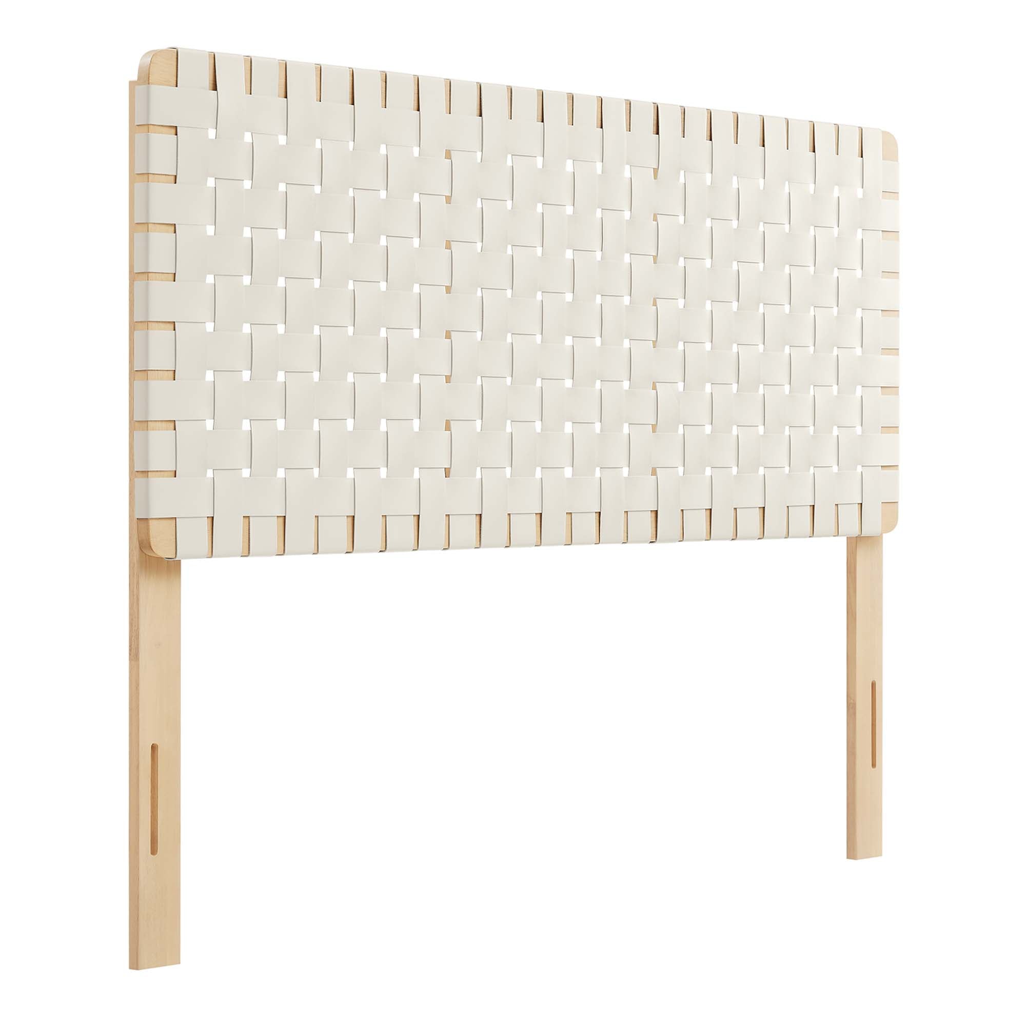 Modway Sparta Weave Vegan Leather Full Headboard