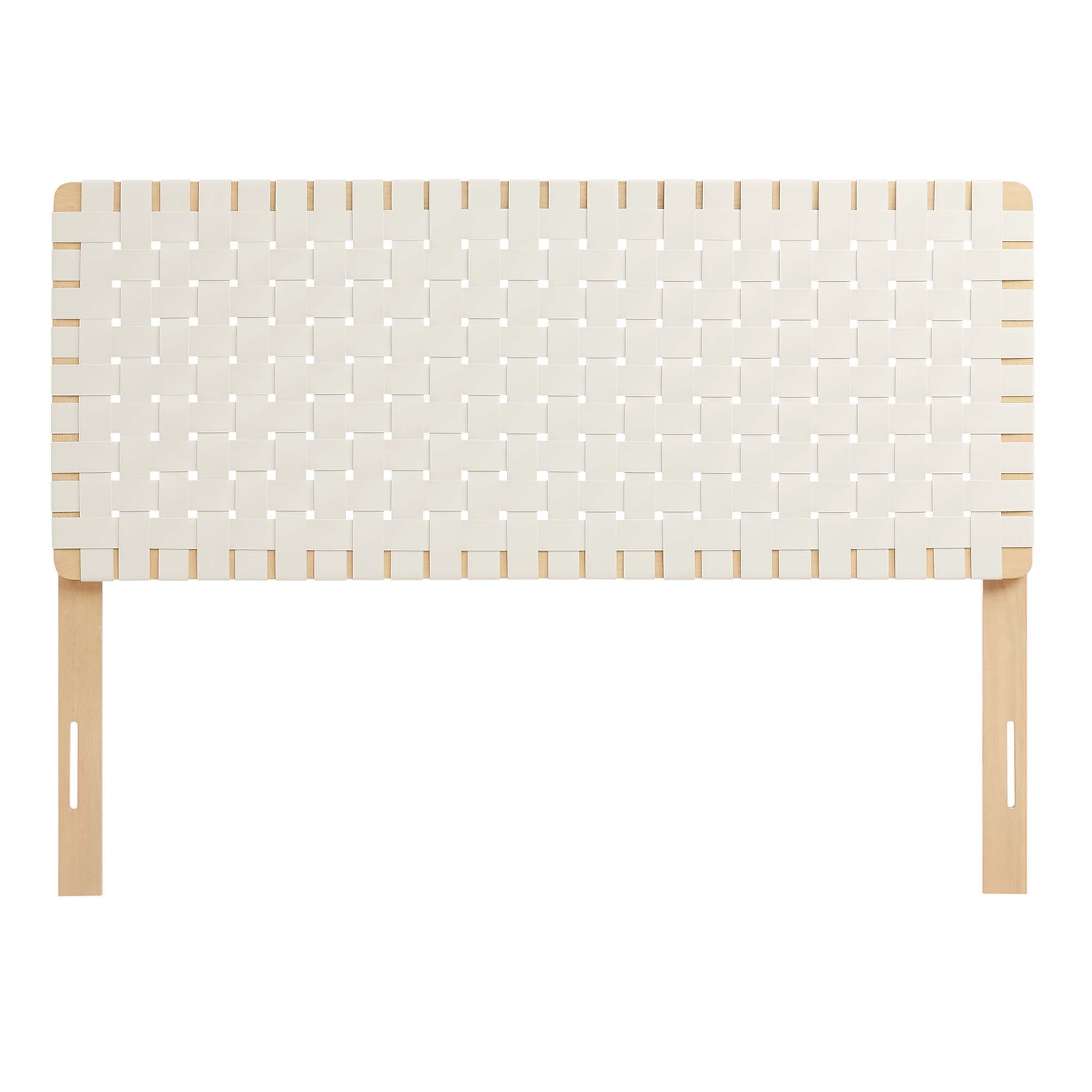 Modway Sparta Weave Vegan Leather Full Headboard