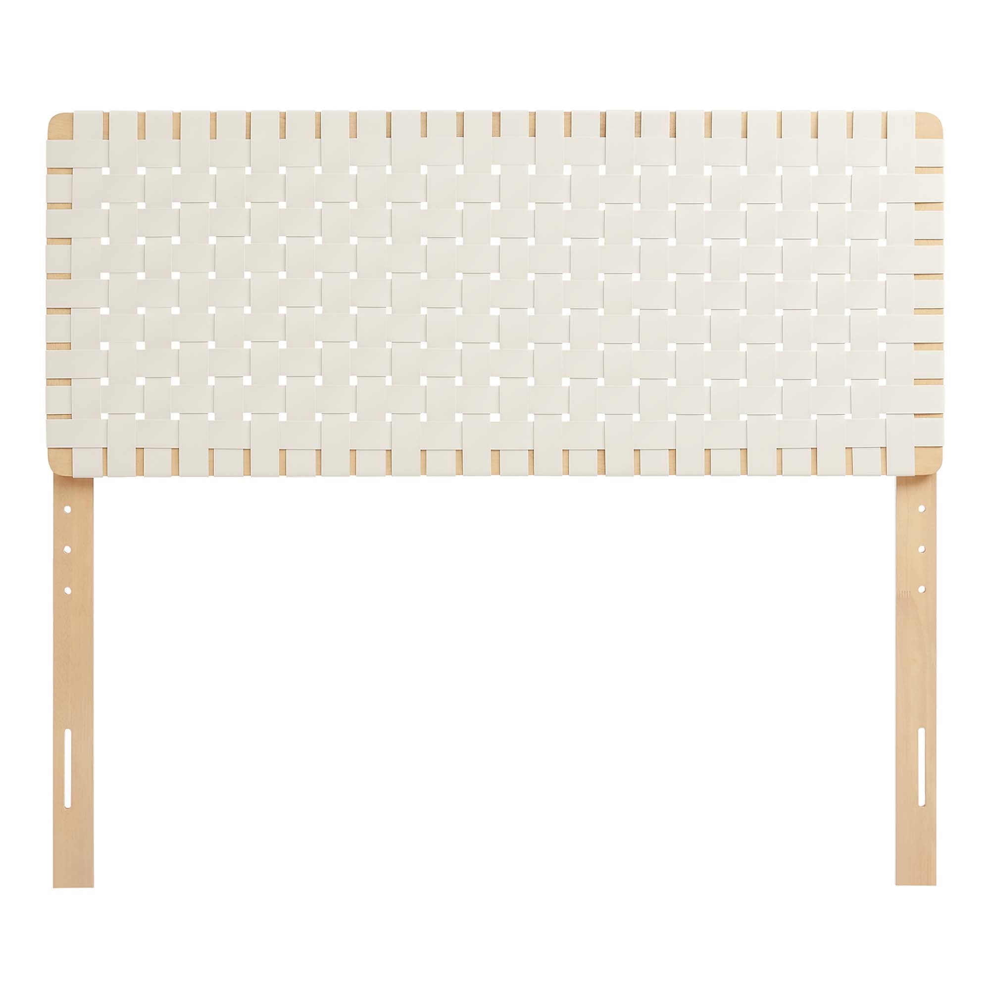 Modway Sparta Weave Vegan Leather Full Headboard