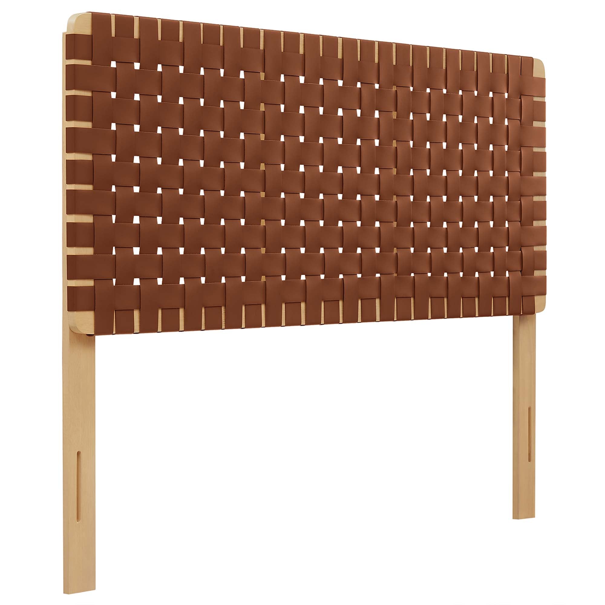 Modway Sparta Weave Vegan Leather Full Headboard