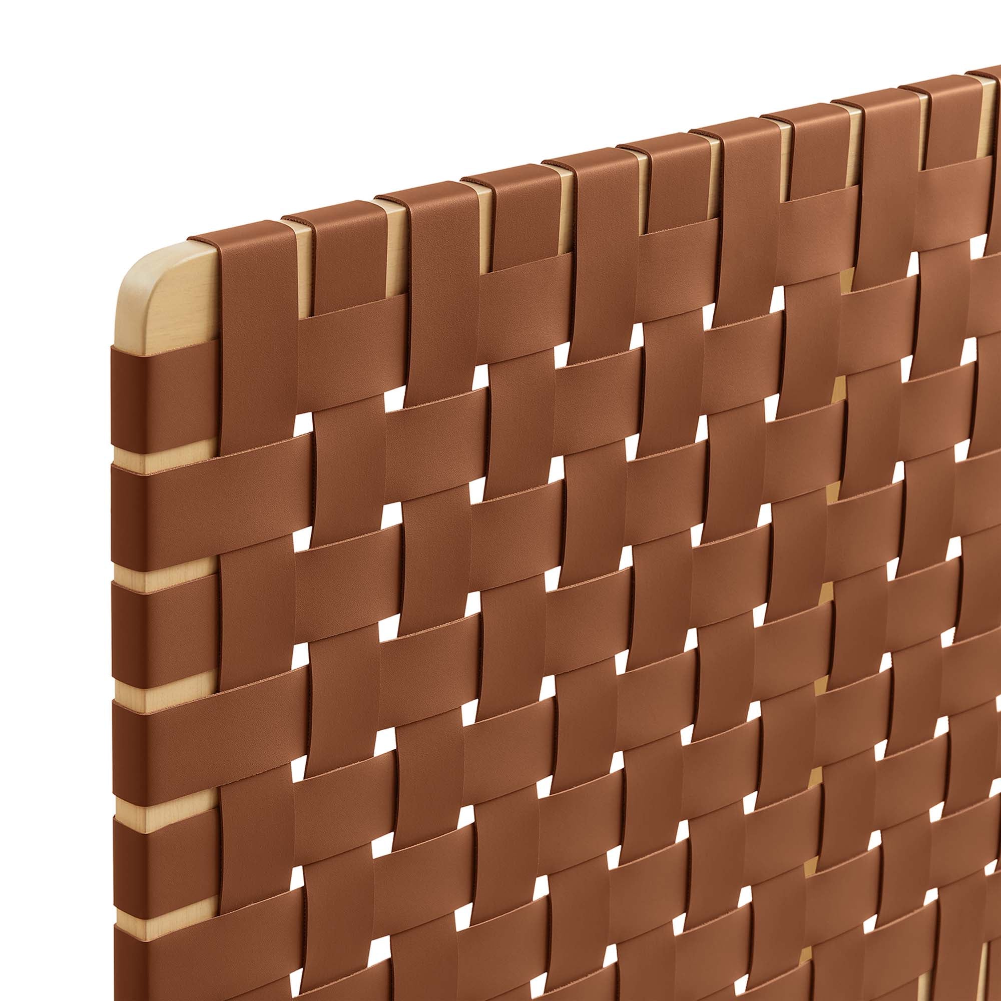 Modway Sparta Weave Vegan Leather Full Headboard