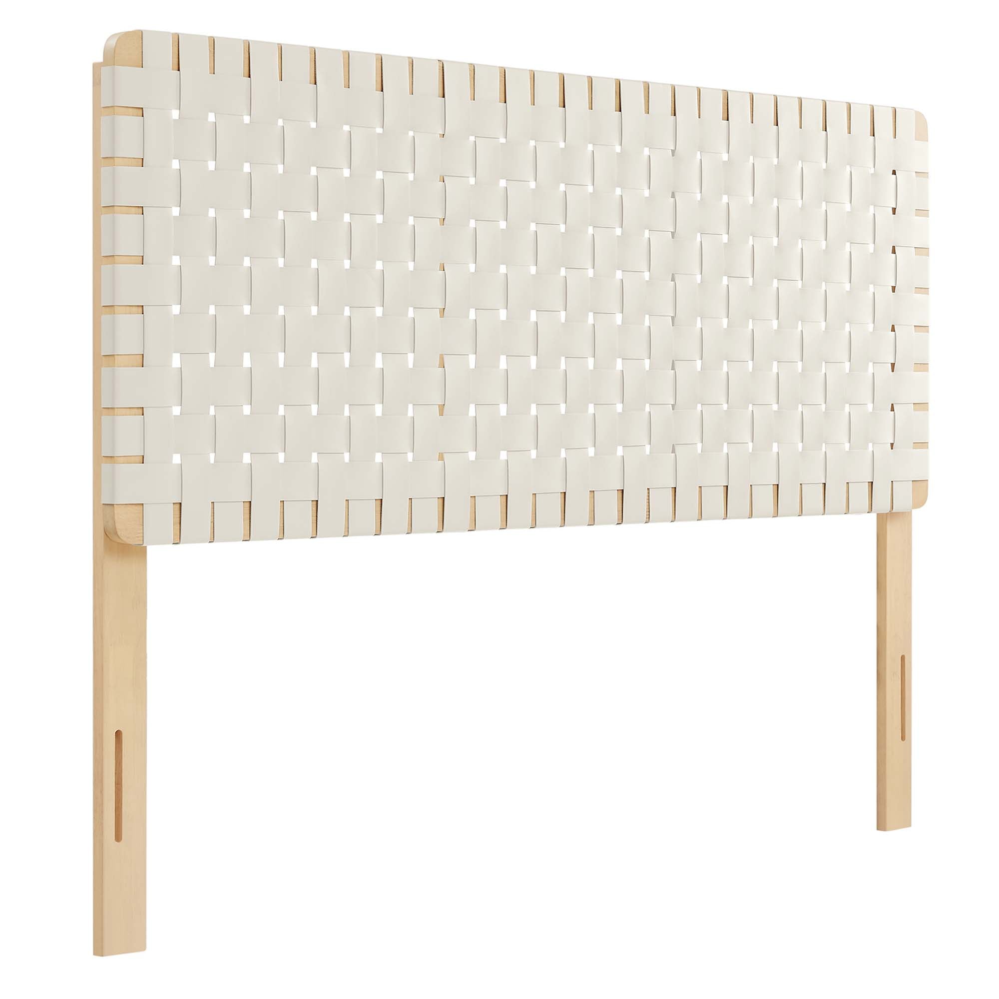 Modway Sparta Weave Vegan Leather Queen Headboard