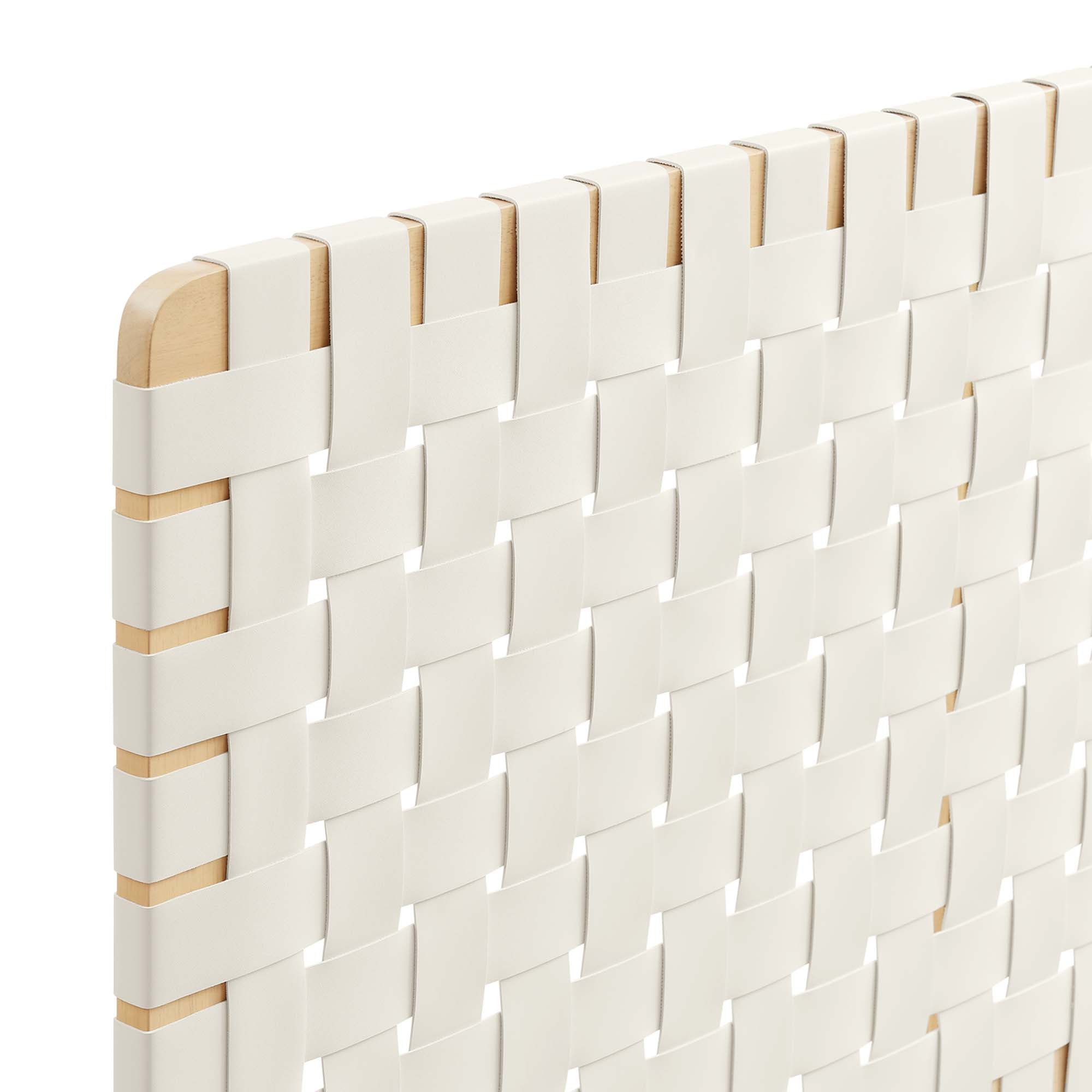 Modway Sparta Weave Vegan Leather Queen Headboard