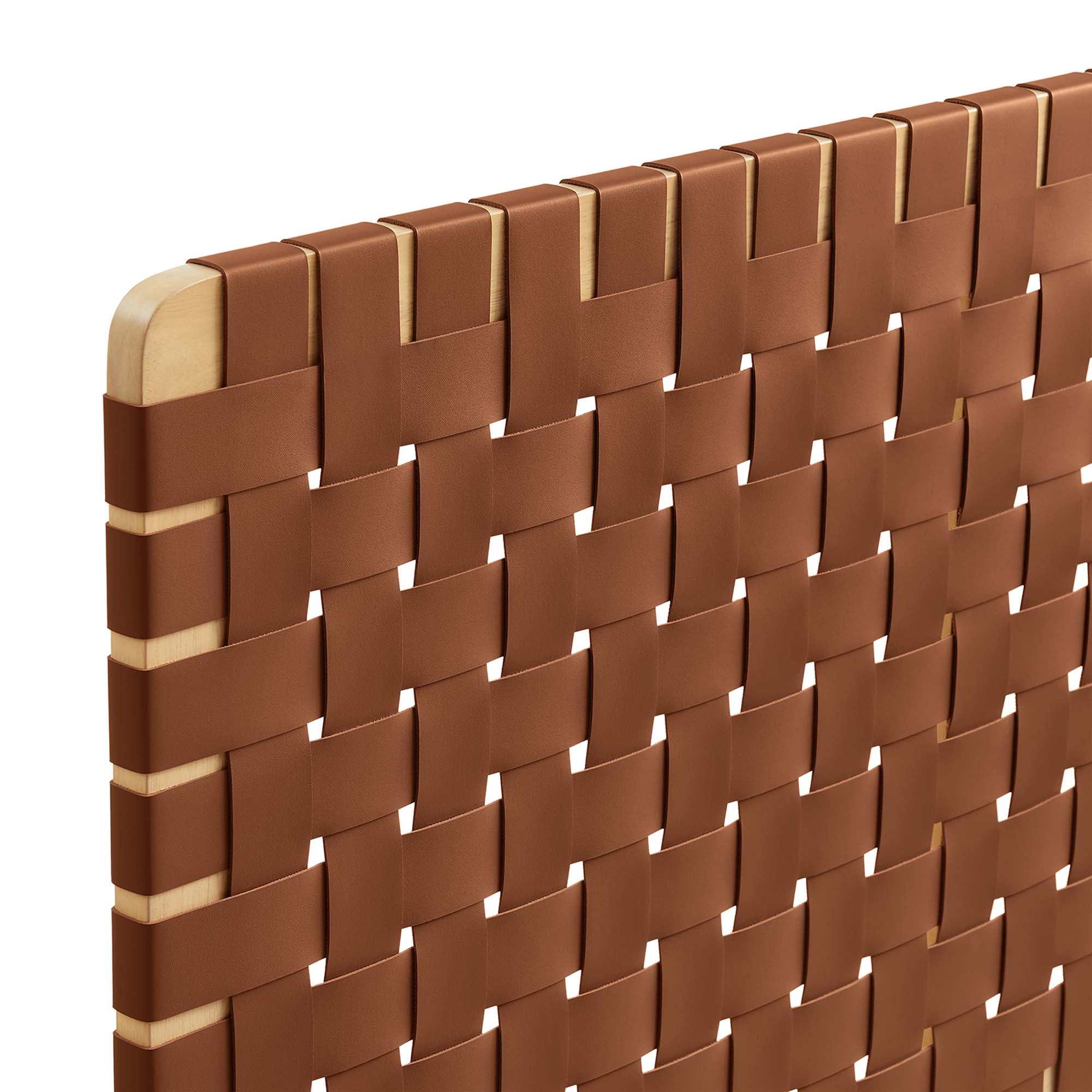 Modway Sparta Weave Vegan Leather Queen Headboard