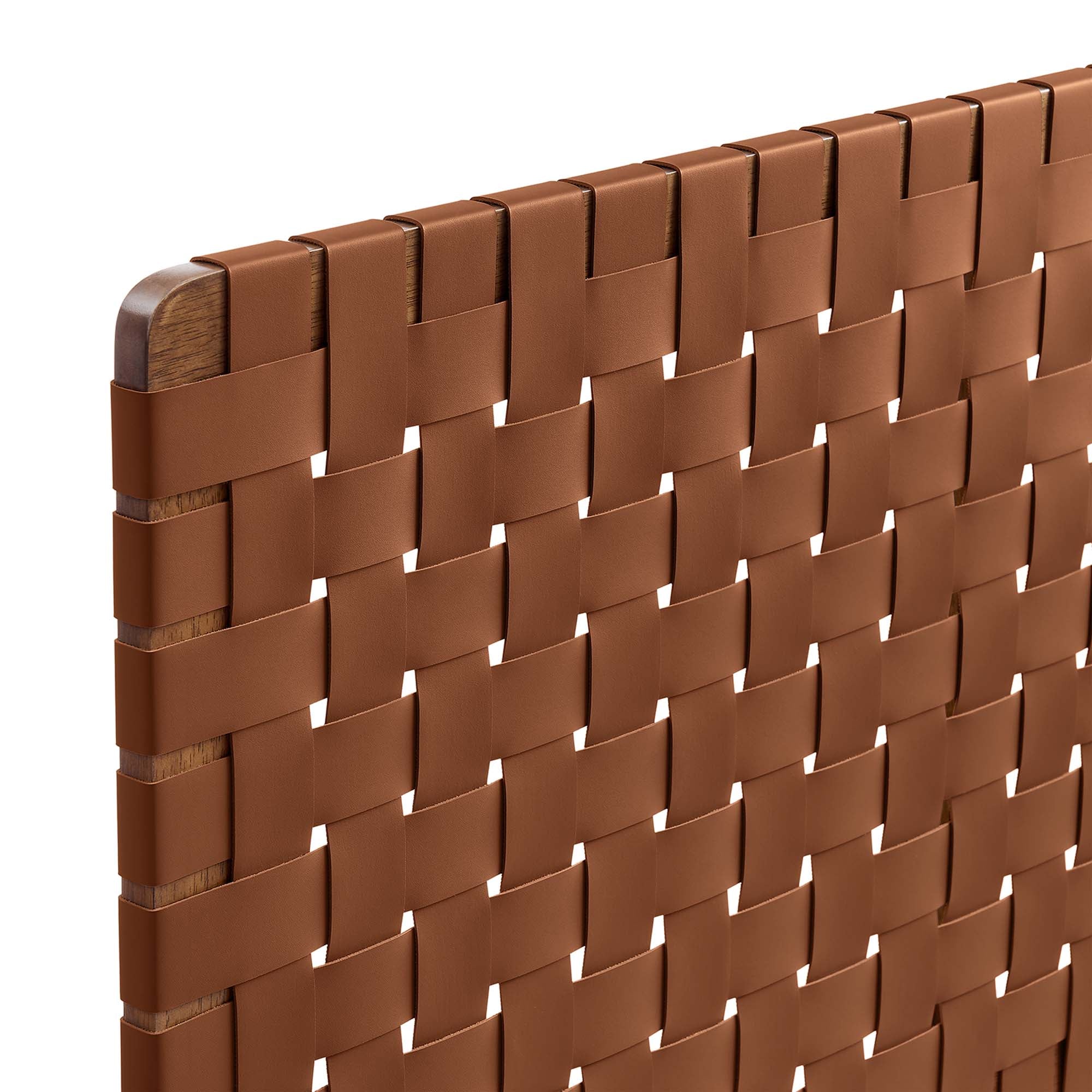 Modway Sparta Weave Vegan Leather Queen Headboard