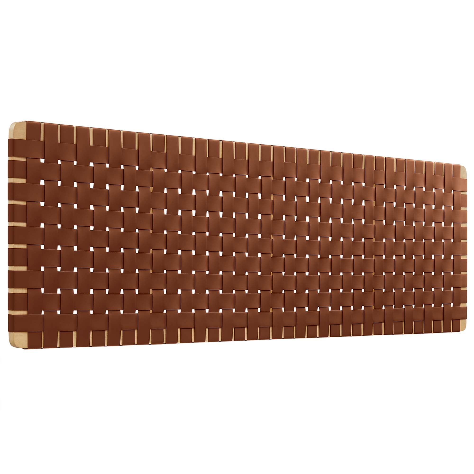 Modway Sparta Weave Wall-Mount Vegan Leather King Headboard