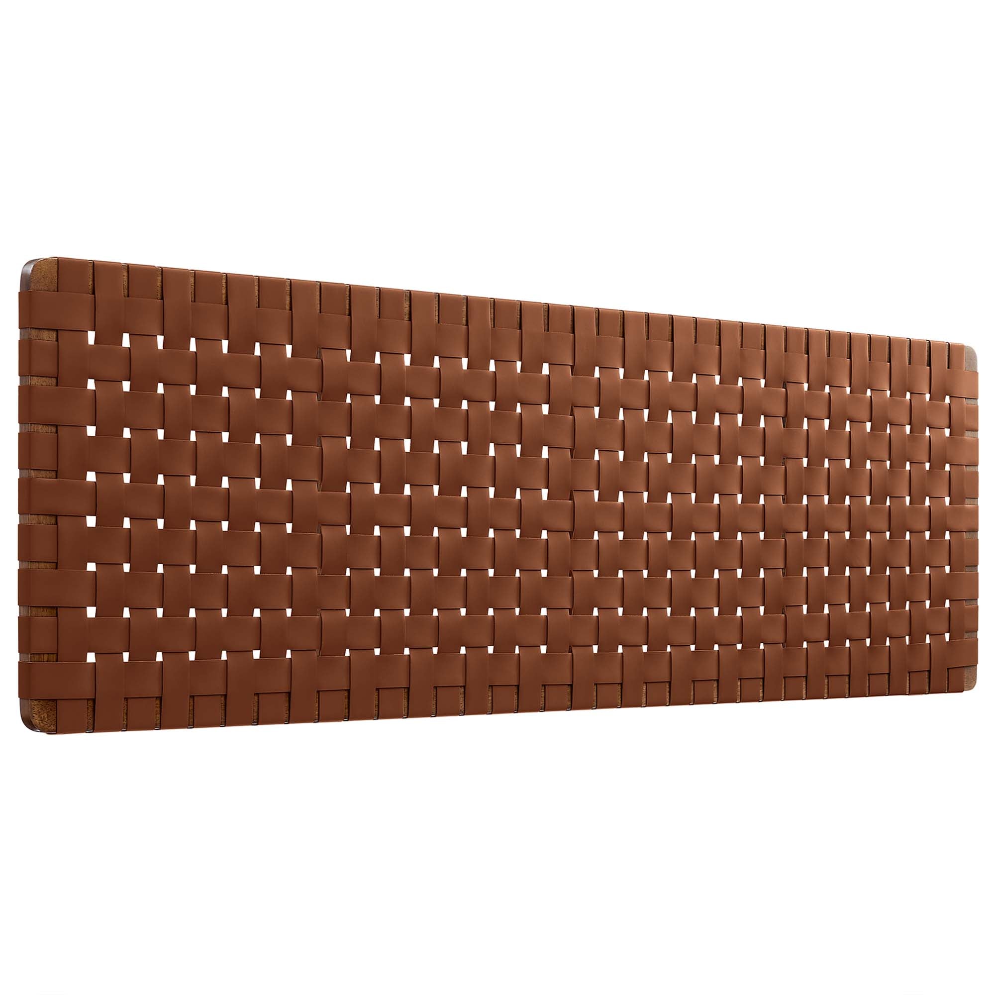 Modway Sparta Weave Wall-Mount Vegan Leather King Headboard