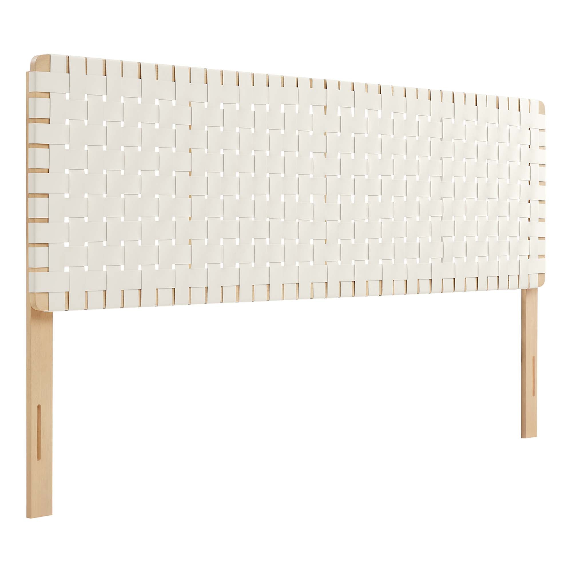 Modway Sparta Weave Vegan Leather King Headboard