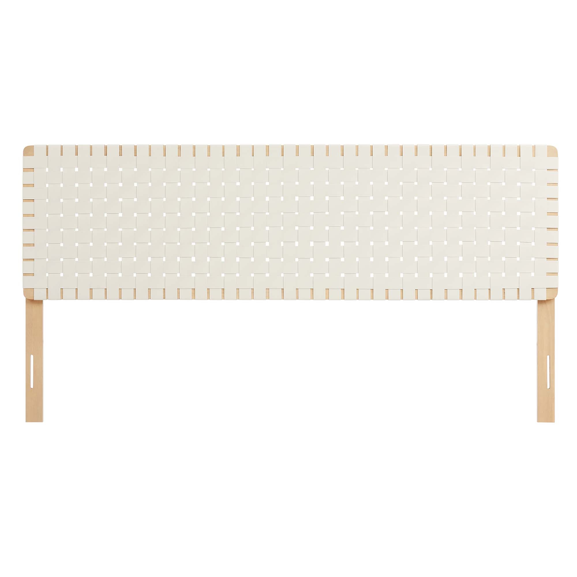 Modway Sparta Weave Vegan Leather King Headboard