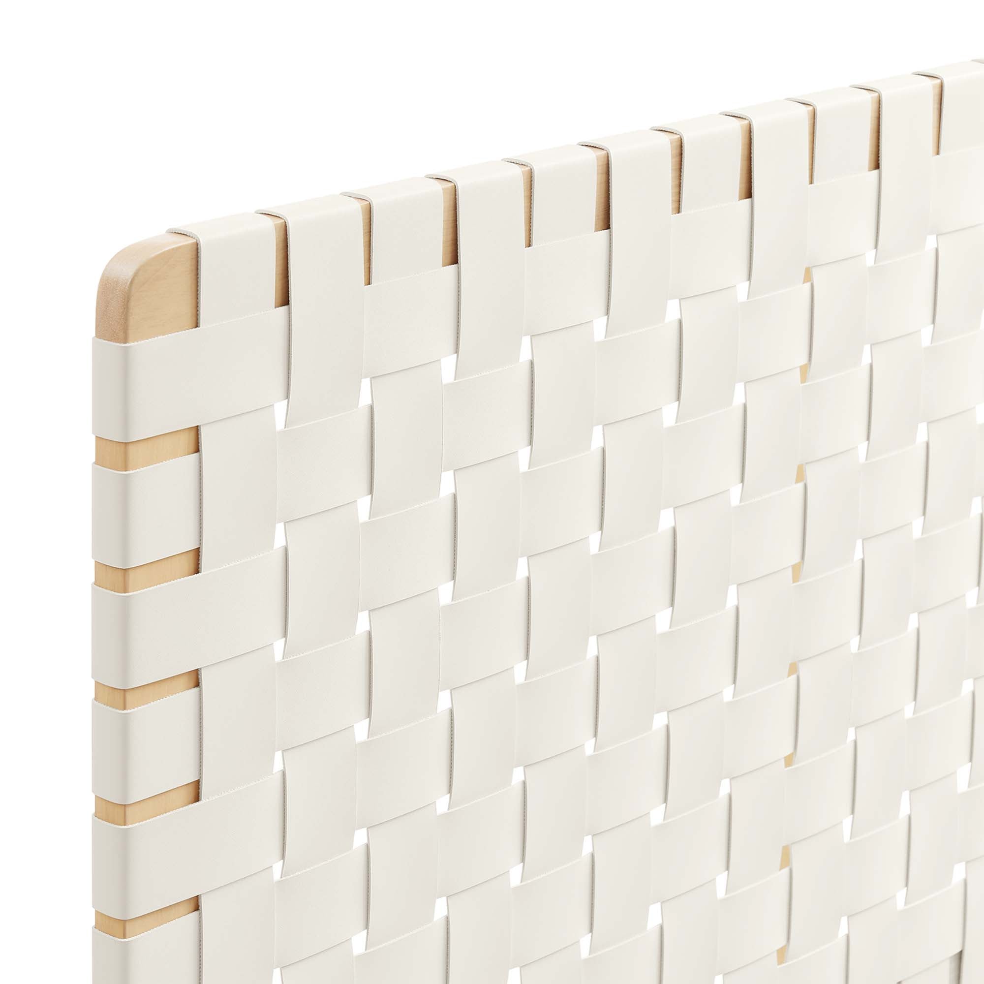 Modway Sparta Weave Vegan Leather King Headboard