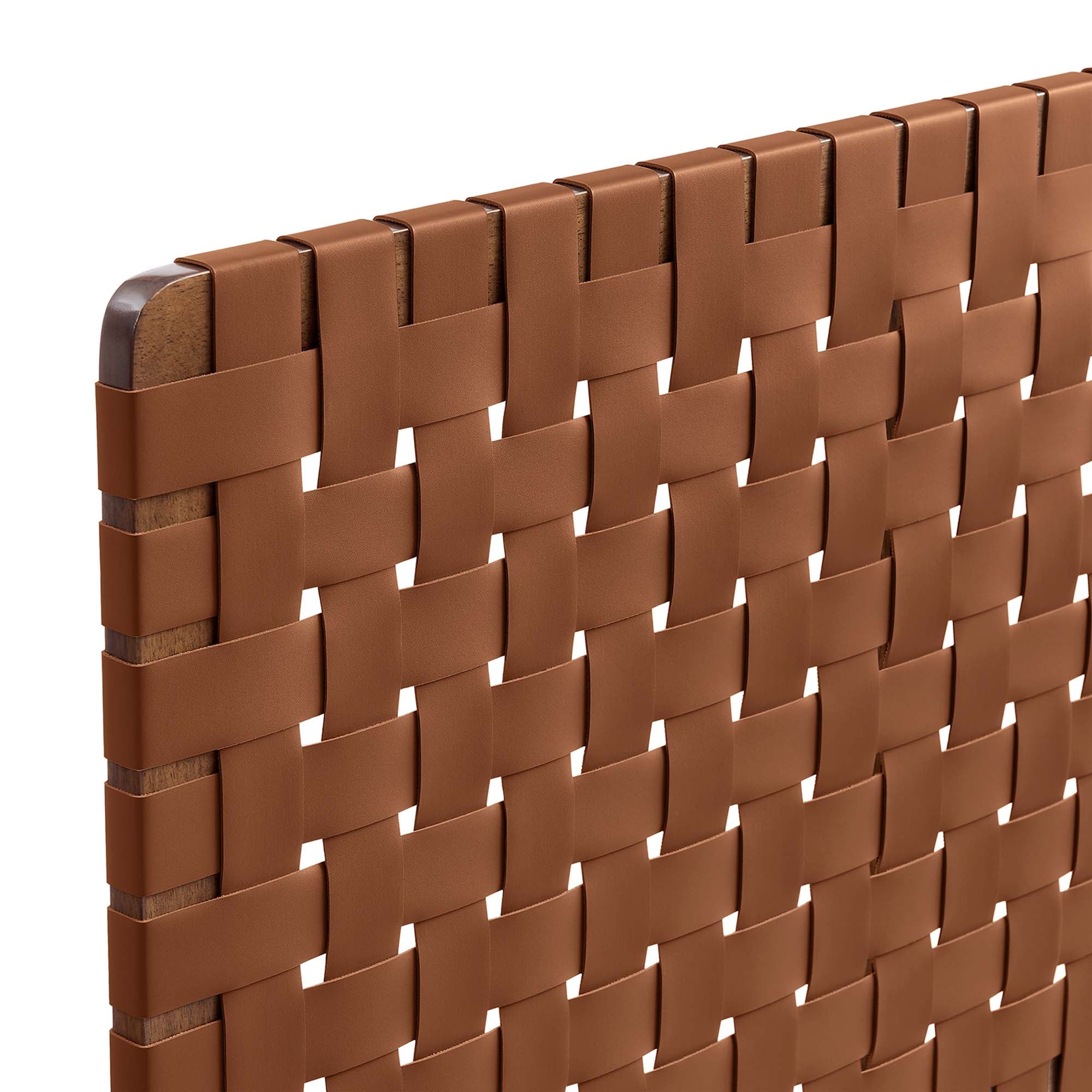 Modway Sparta Weave Vegan Leather King Headboard