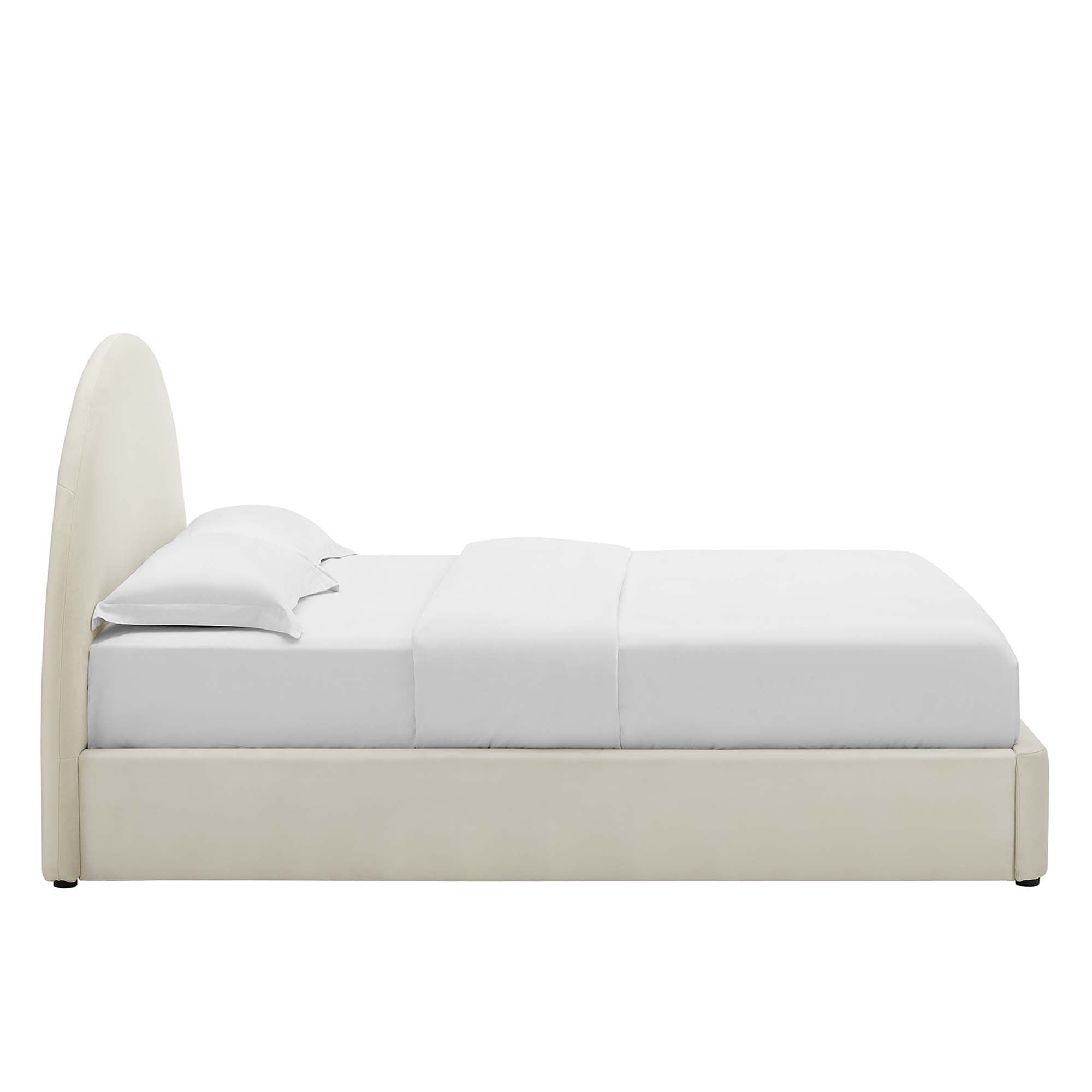 Modway Resort Performance Velvet Arched Round Queen Platform Bed
