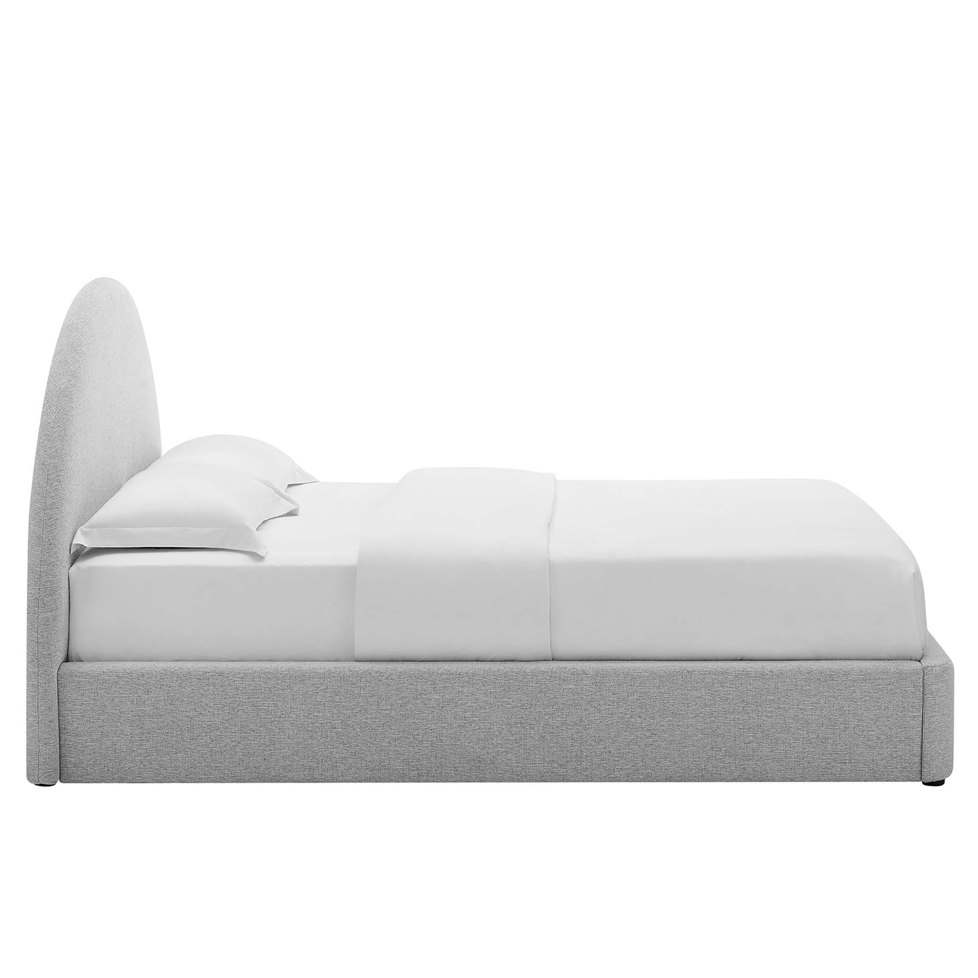 Modway Resort Upholstered Fabric Arched Round King Platform Bed
