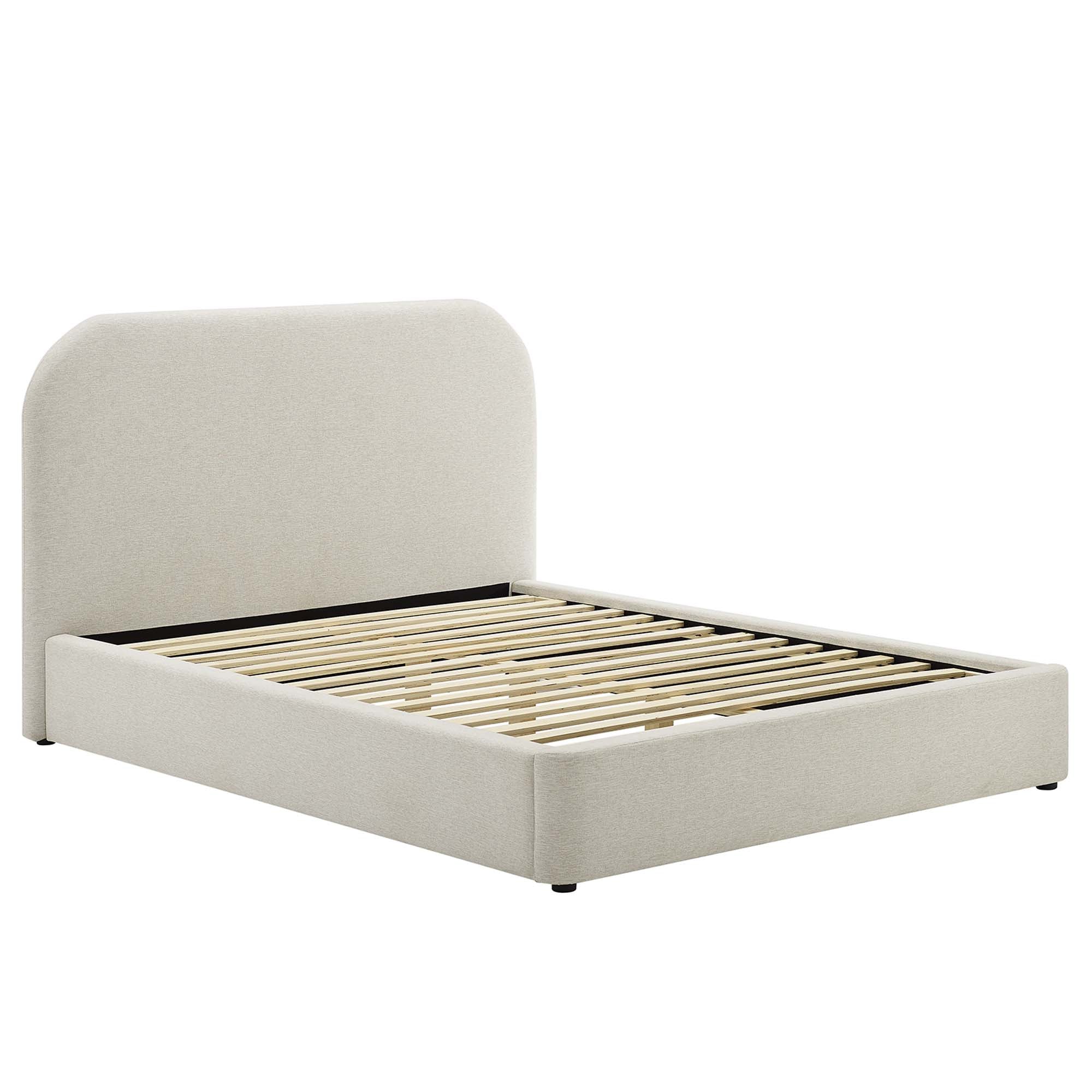 Modway Keynote Upholstered Fabric Curved Full Platform Bed