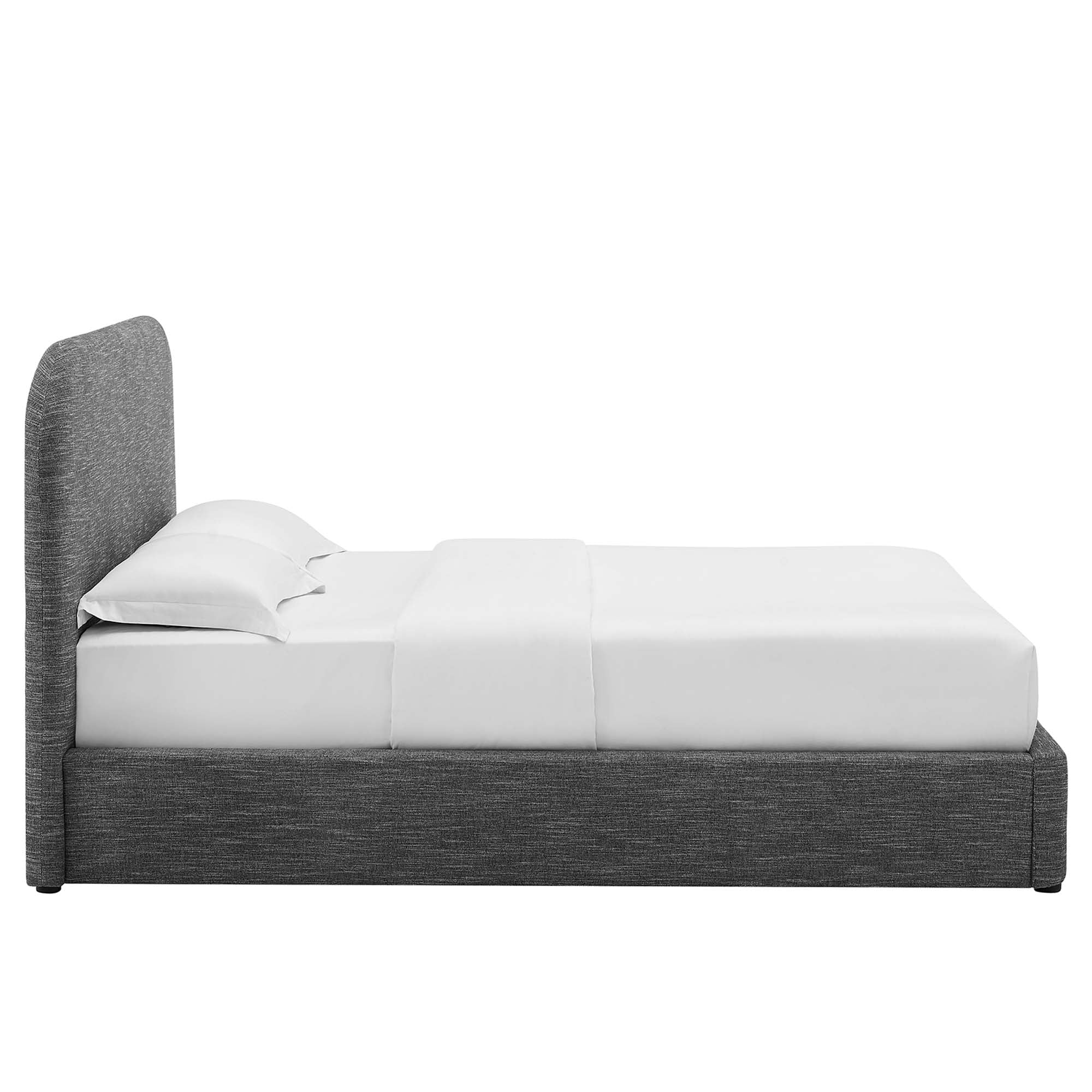 Modway Keynote Upholstered Fabric Curved Full Platform Bed