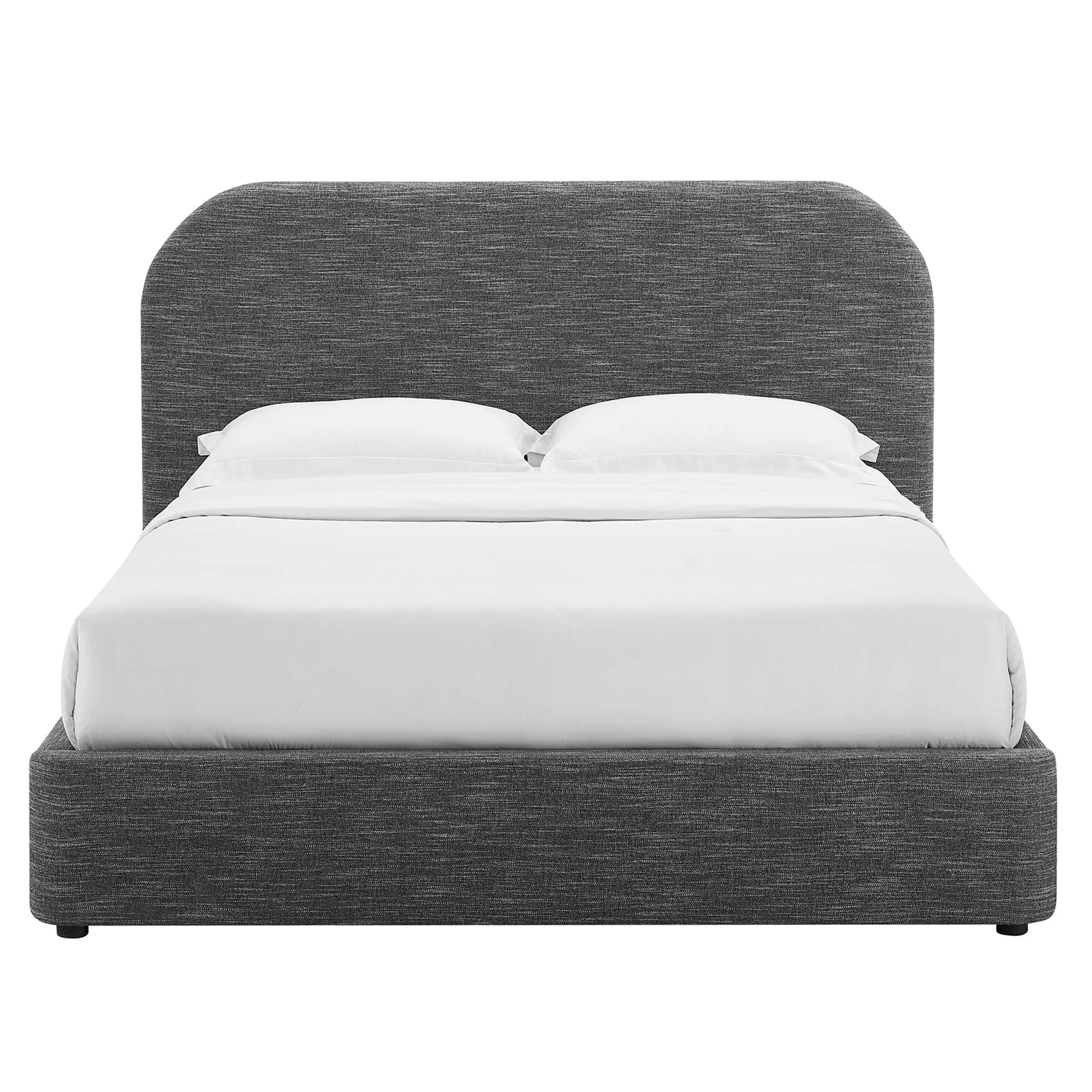 Modway Keynote Upholstered Fabric Curved Full Platform Bed