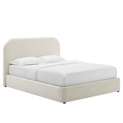 Modway Keynote Performance Velvet Curved King Platform Bed