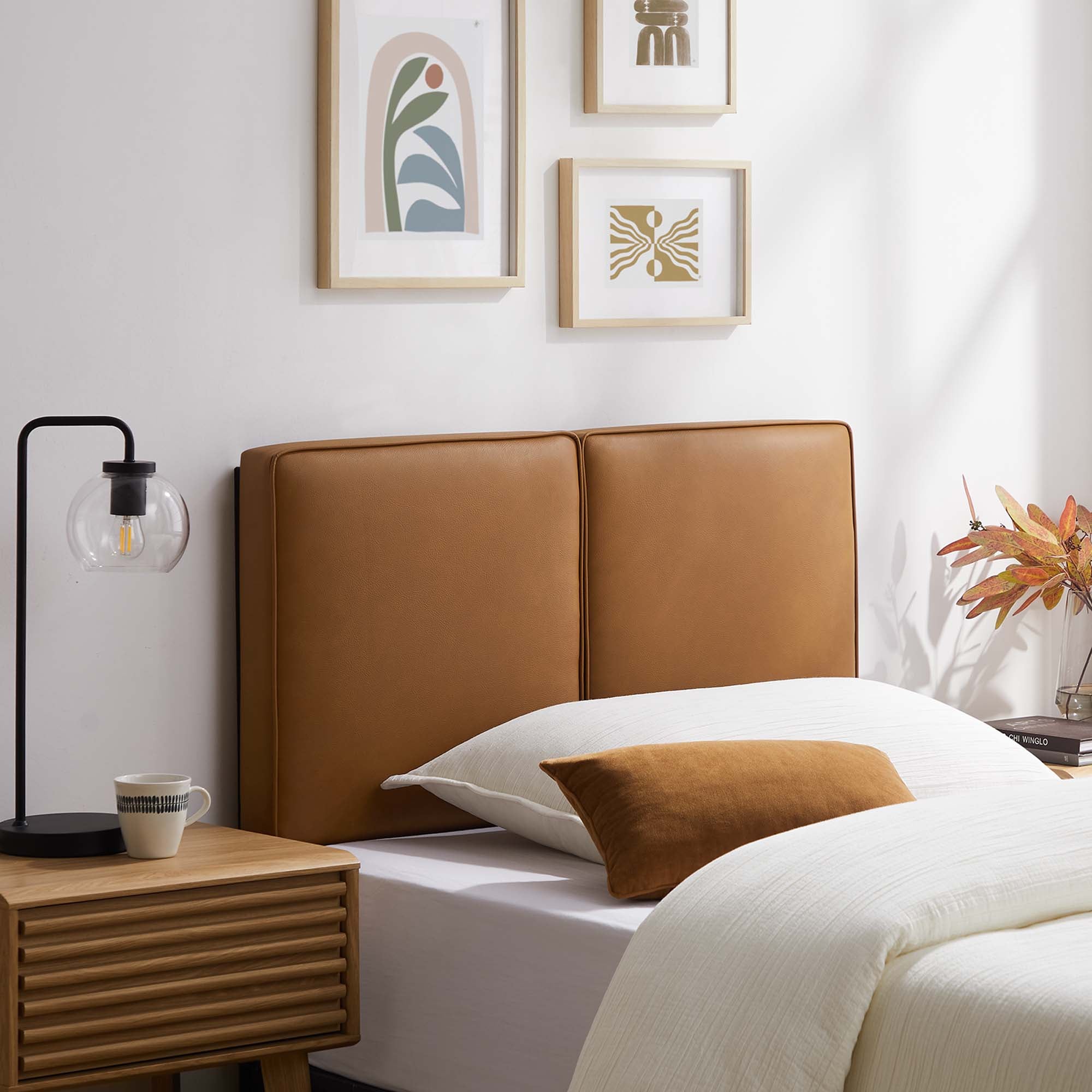 Modway Lindee Vegan Leather Twin Headboard