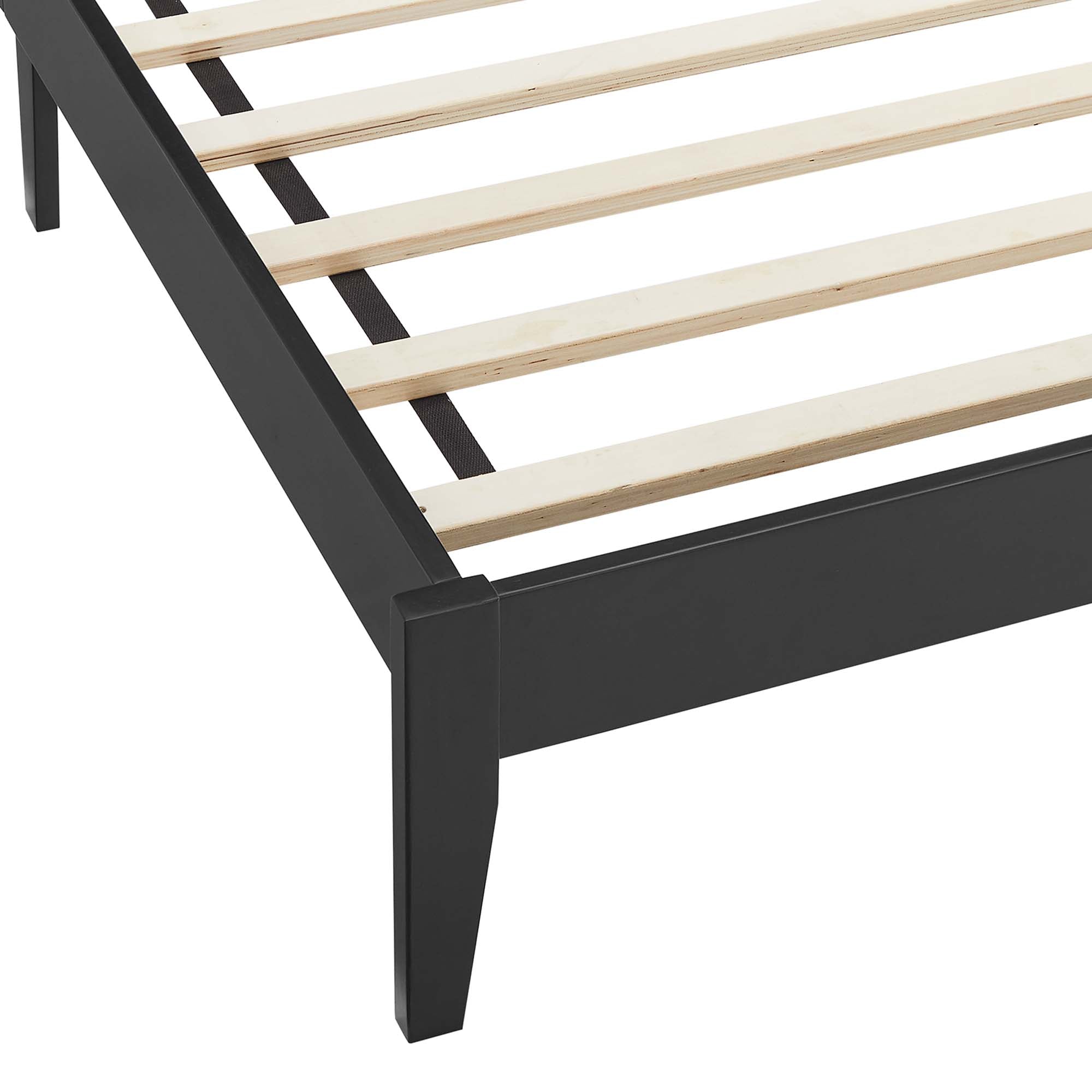 Modway Sirocco Rattan and Wood Twin Platform Bed