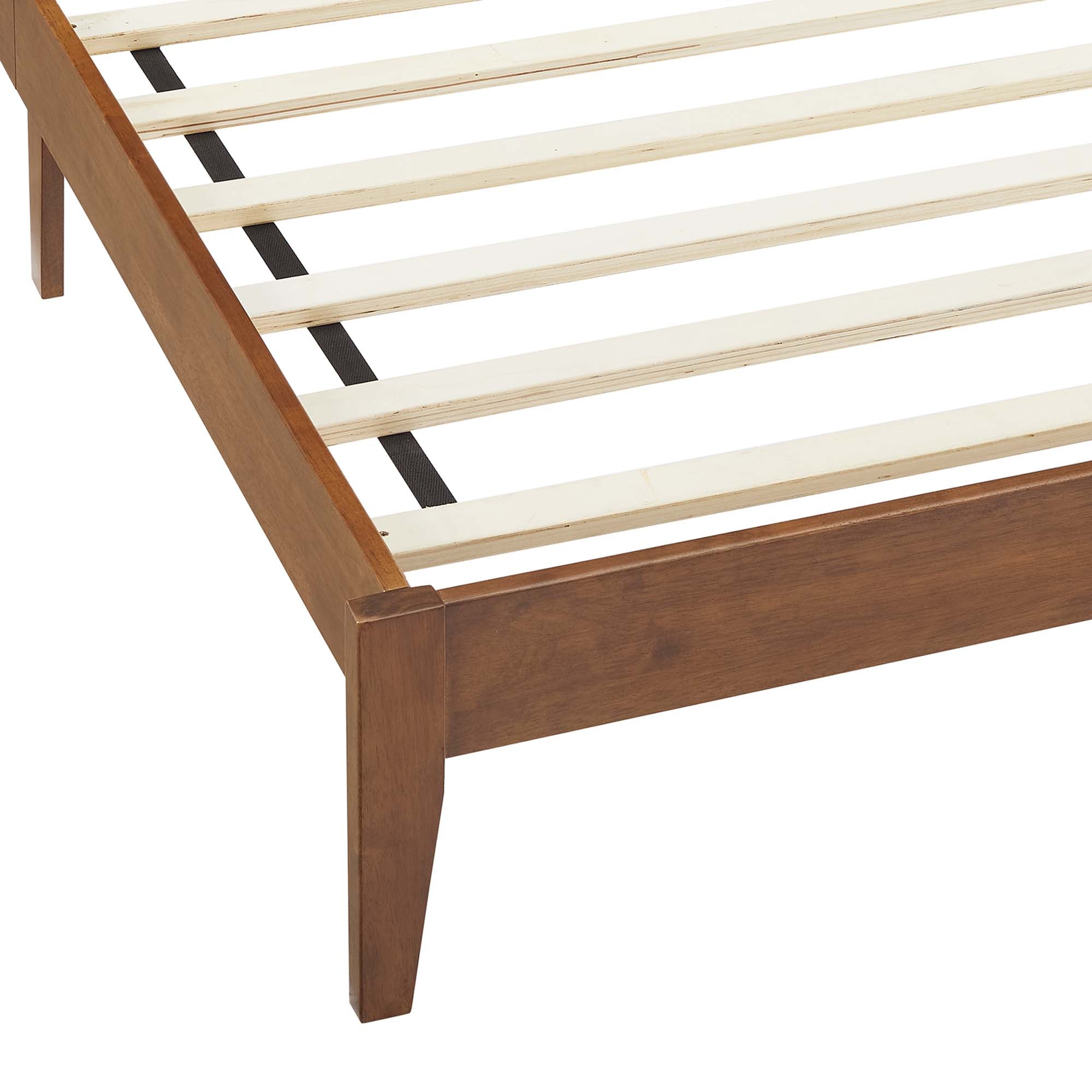 Modway Sirocco Rattan and Wood Twin Platform Bed