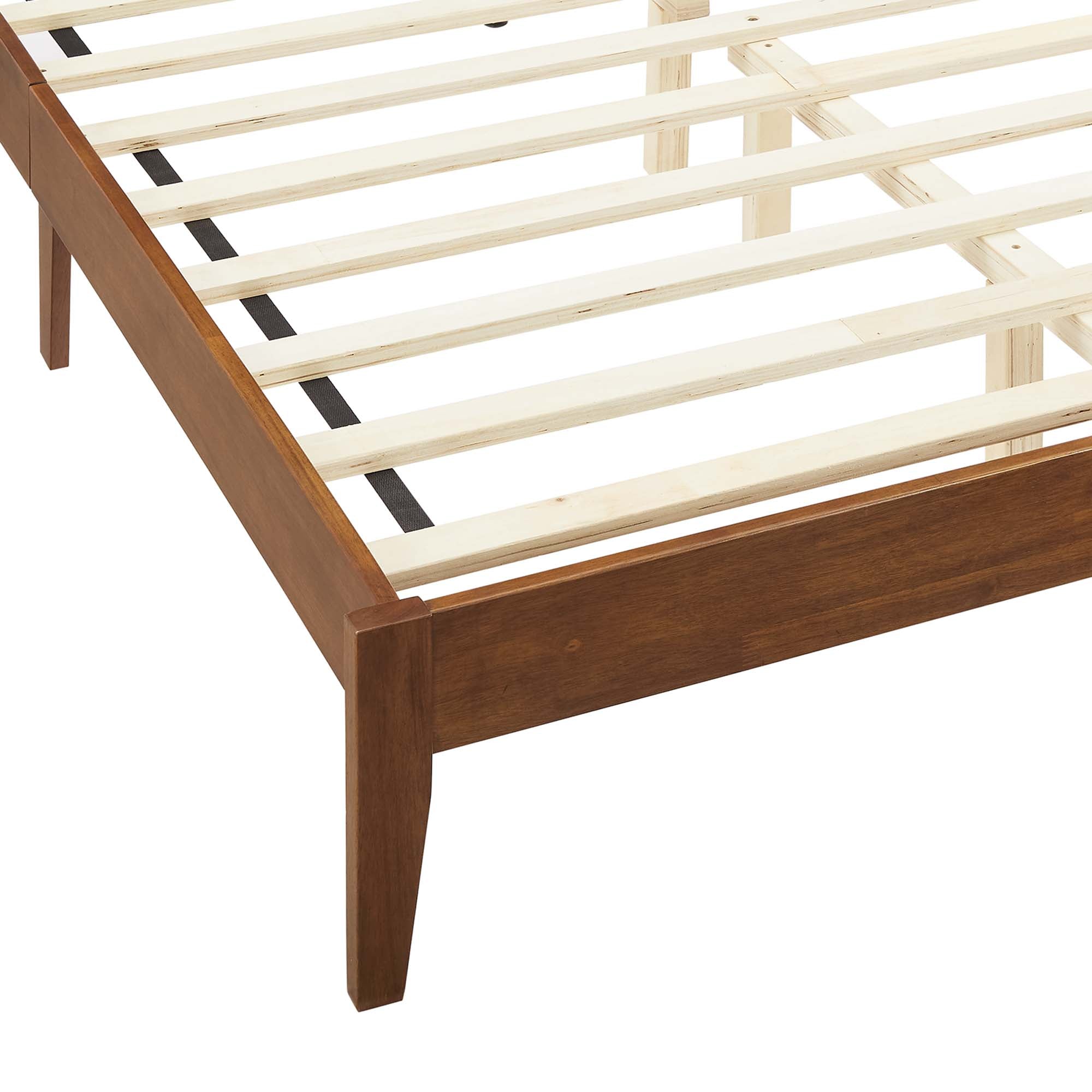 Modway Sirocco Rattan and Wood Full Platform Bed