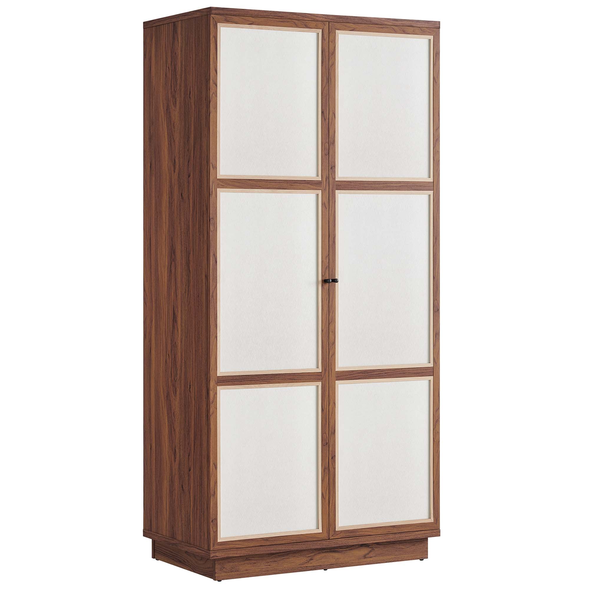 Modway Capri 70" Tall Wood Grain Storage Cabinet