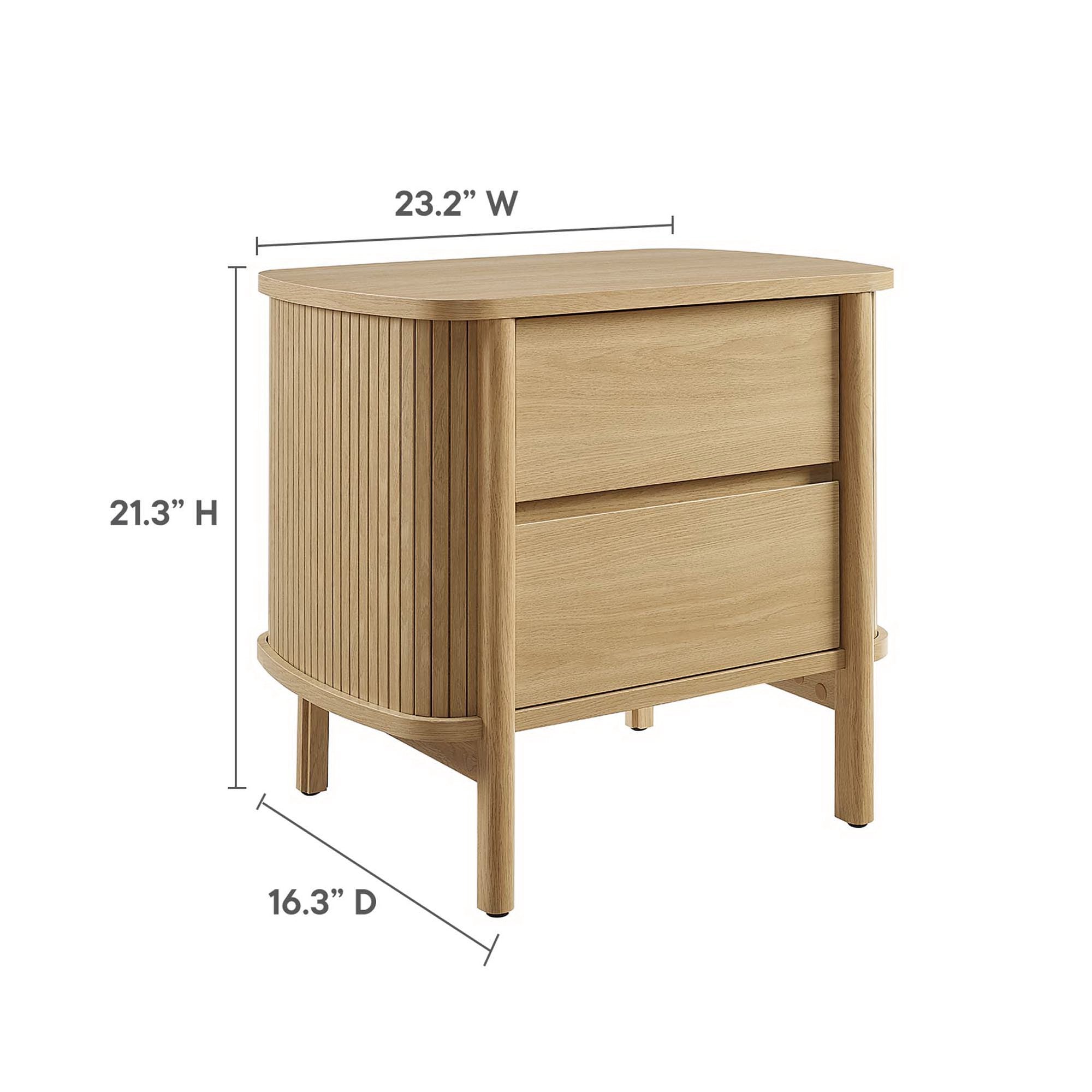 Modway Cadence 2-Drawer Nightstand