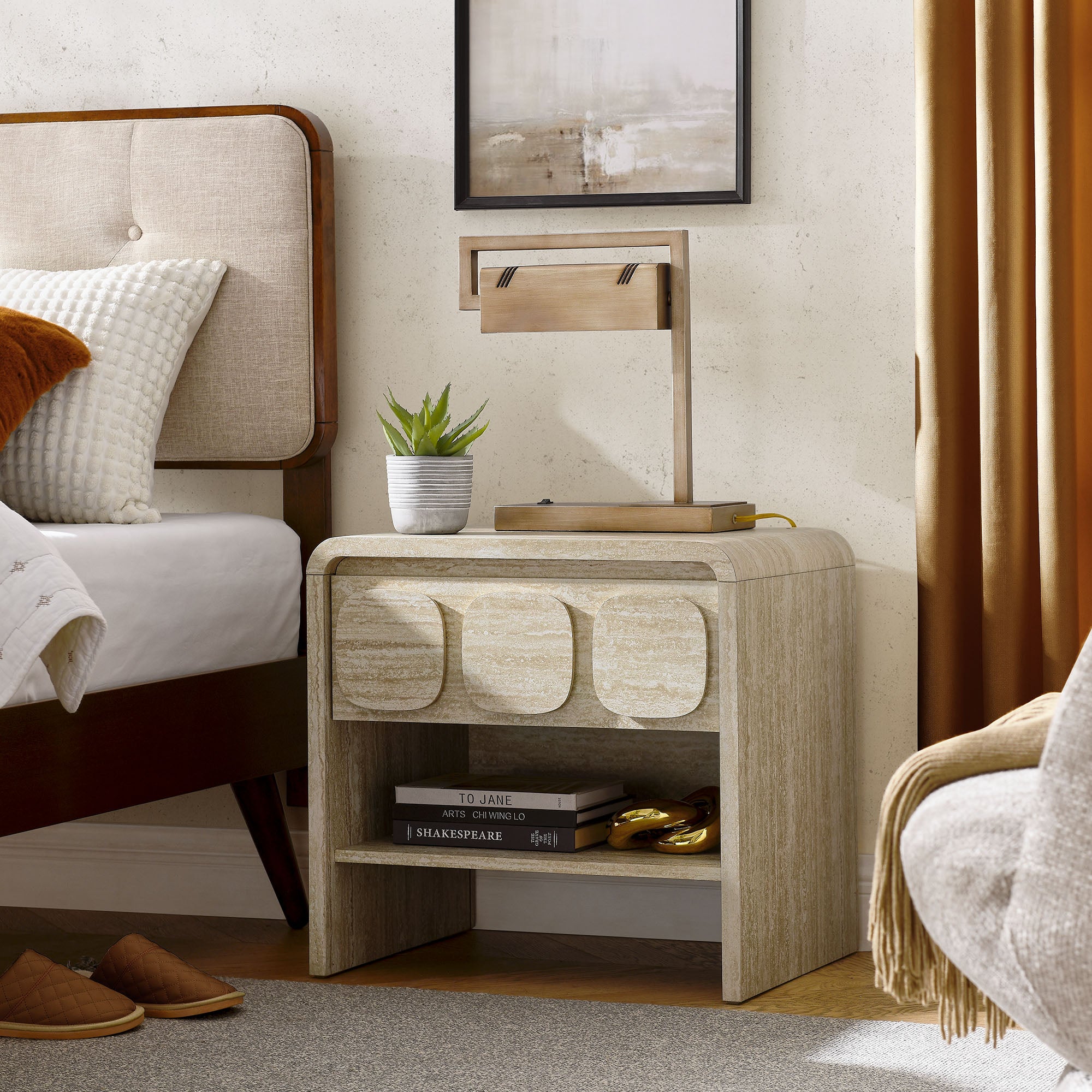 Modway Toscana 1-Drawer Nightstand