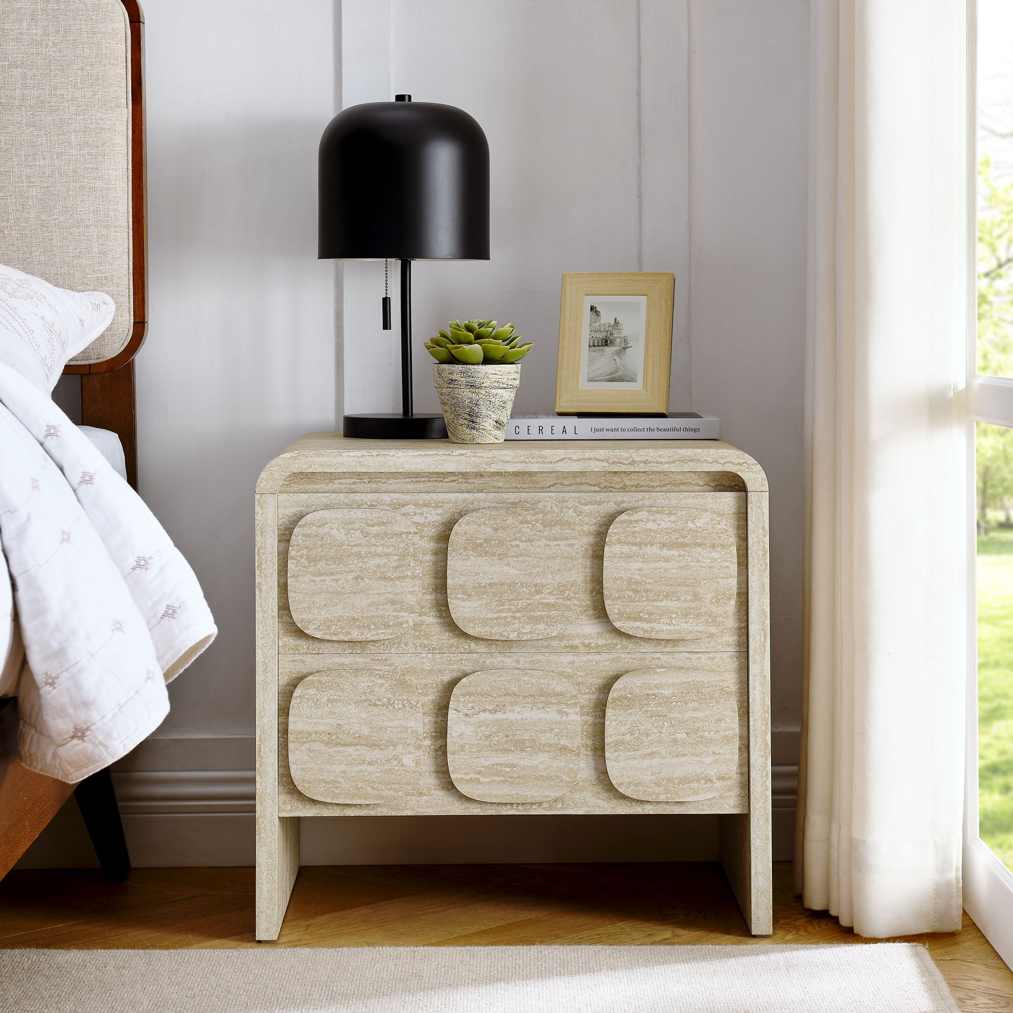 Modway Toscana 2-Drawer Nightstand