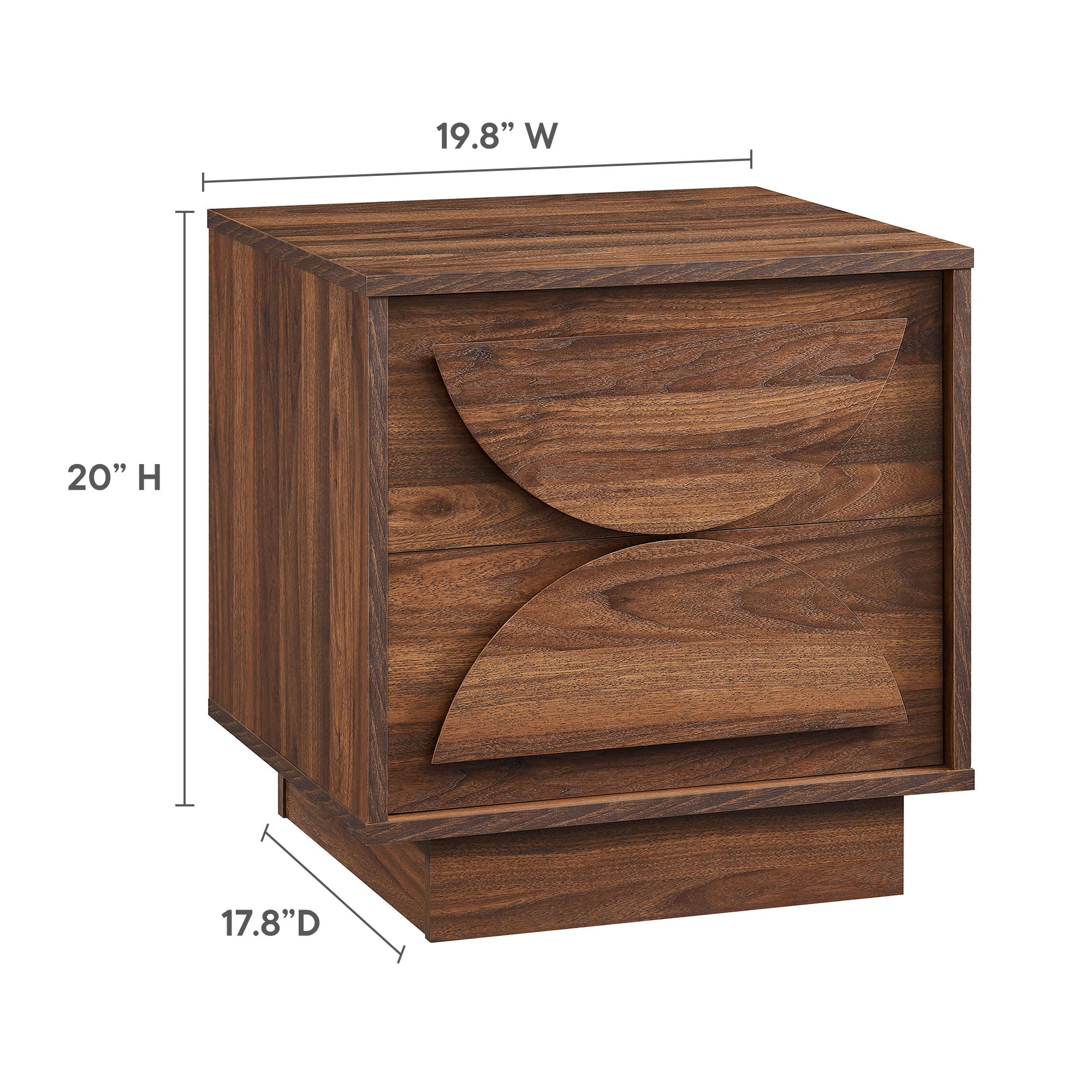 Modway Bulwark 2-Drawer Nightstand