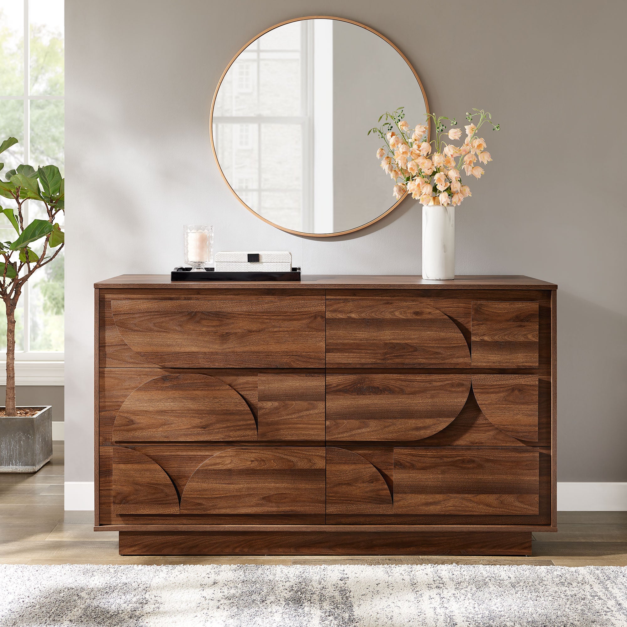 Modway Bulwark 6-Drawer Dresser
