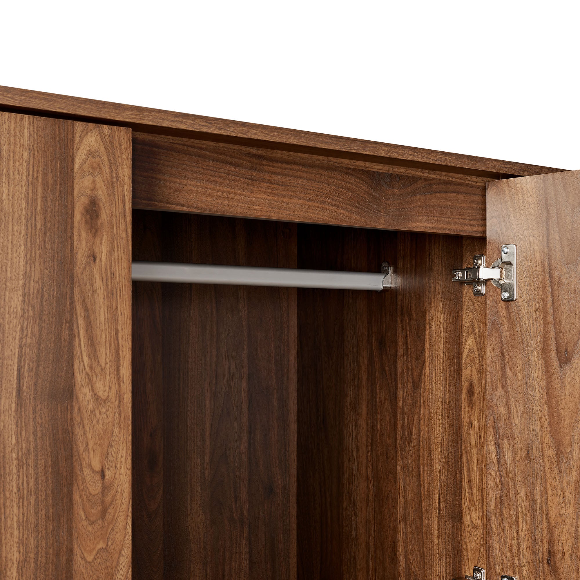 Modway Bulwark 3-Door Wardrobe Closet
