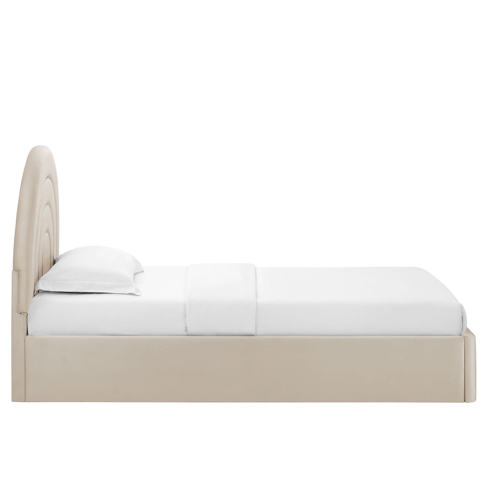 Modway Solana Arched Performance Velvet Twin Platform Bed