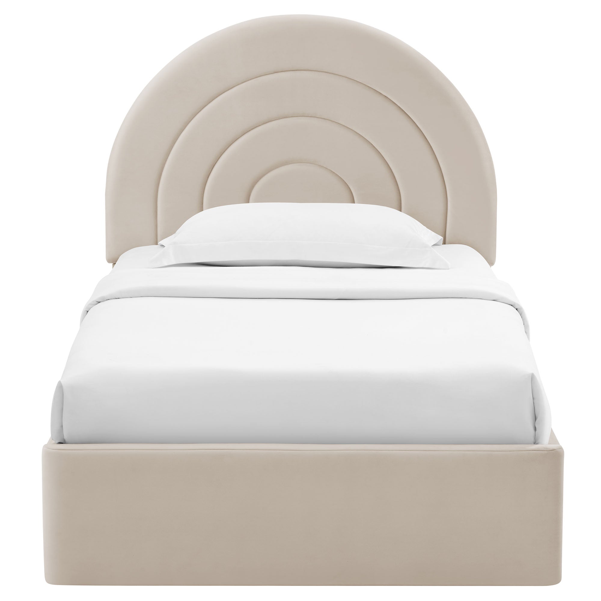 Modway Solana Arched Performance Velvet Twin Platform Bed
