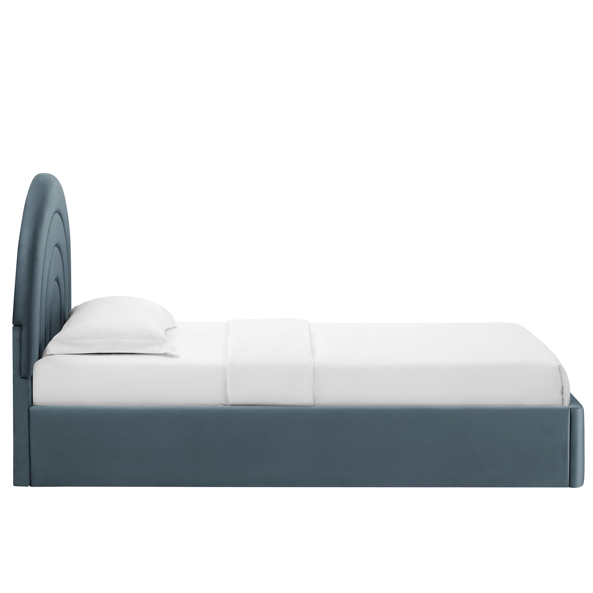 Modway Solana Arched Performance Velvet Twin Platform Bed