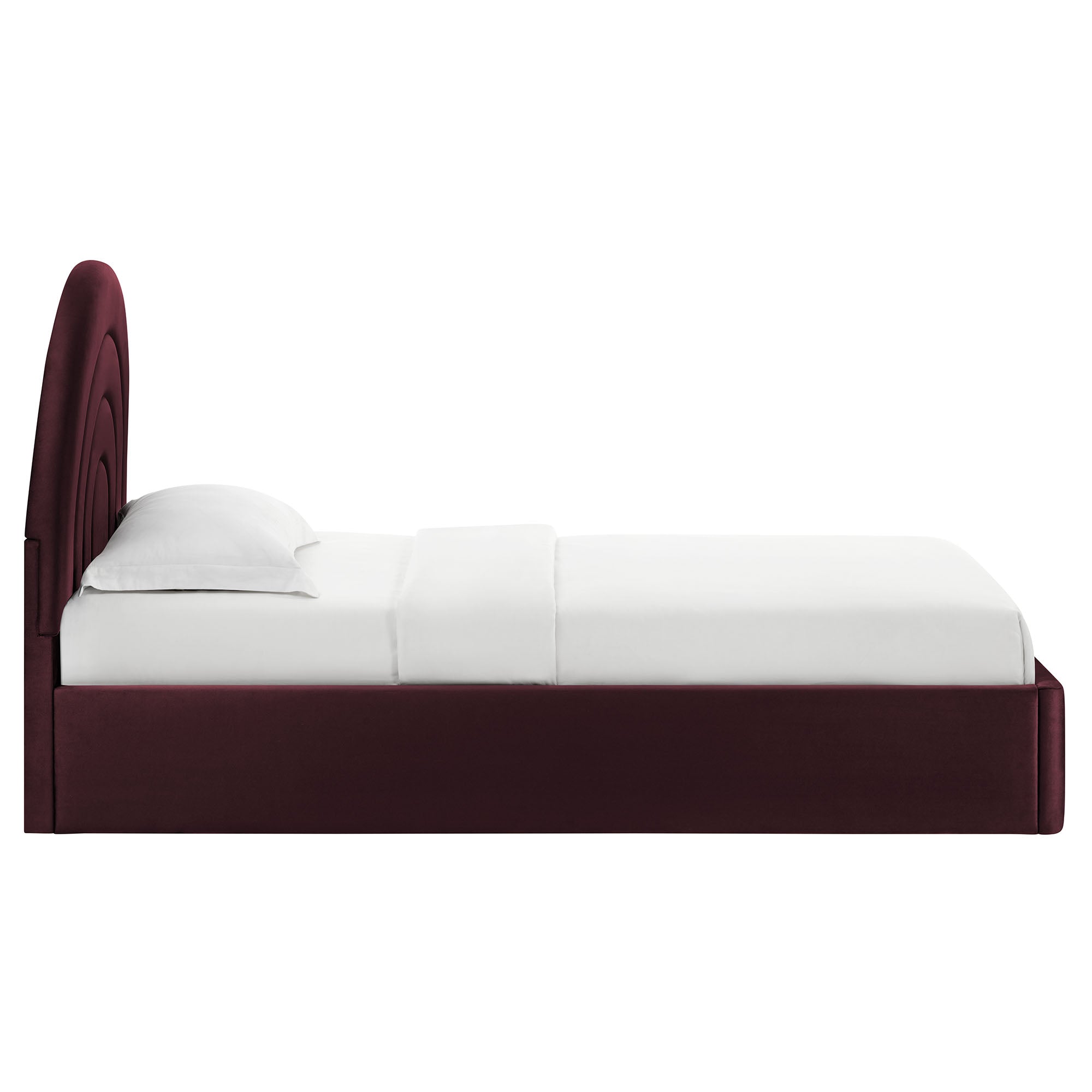 Modway Solana Arched Performance Velvet Twin Platform Bed